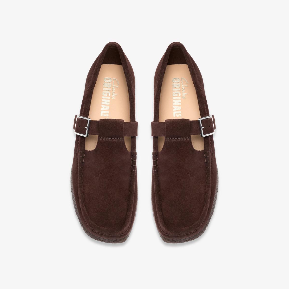 Wallabee T-Bar — Brown