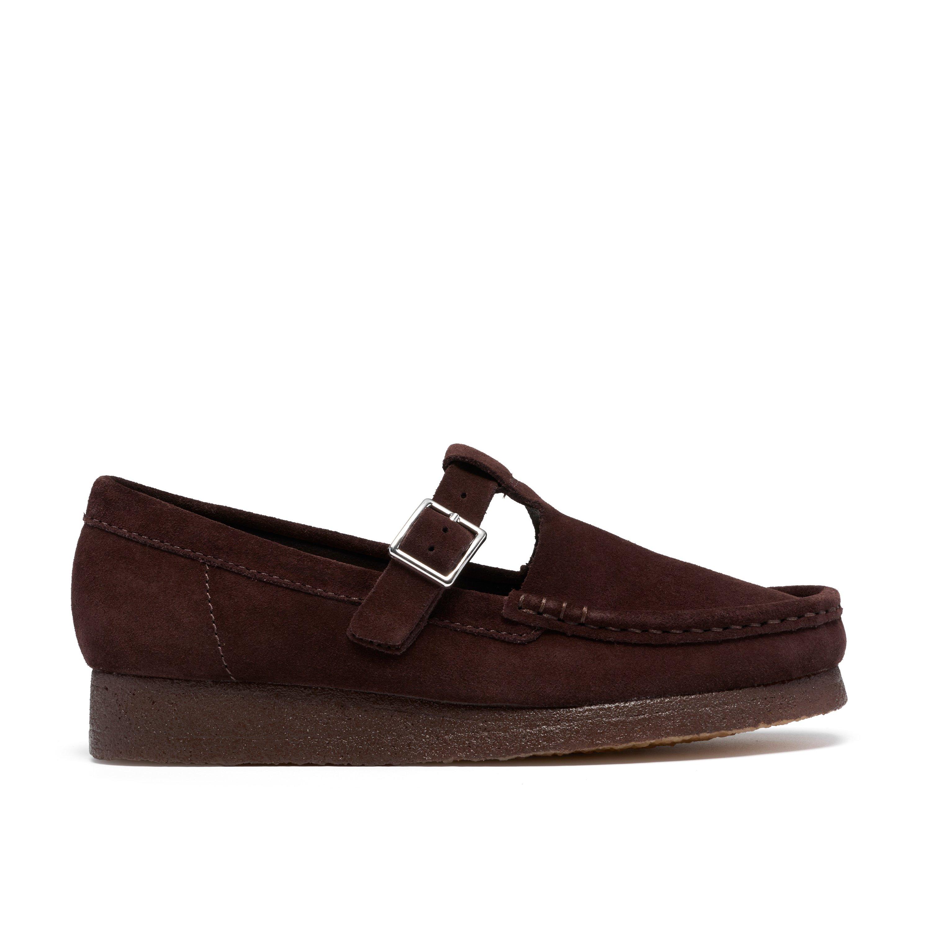 Clarks Originals Womens Wallabee T-Bar T Bar Shoes,Wallabees,Moccasins