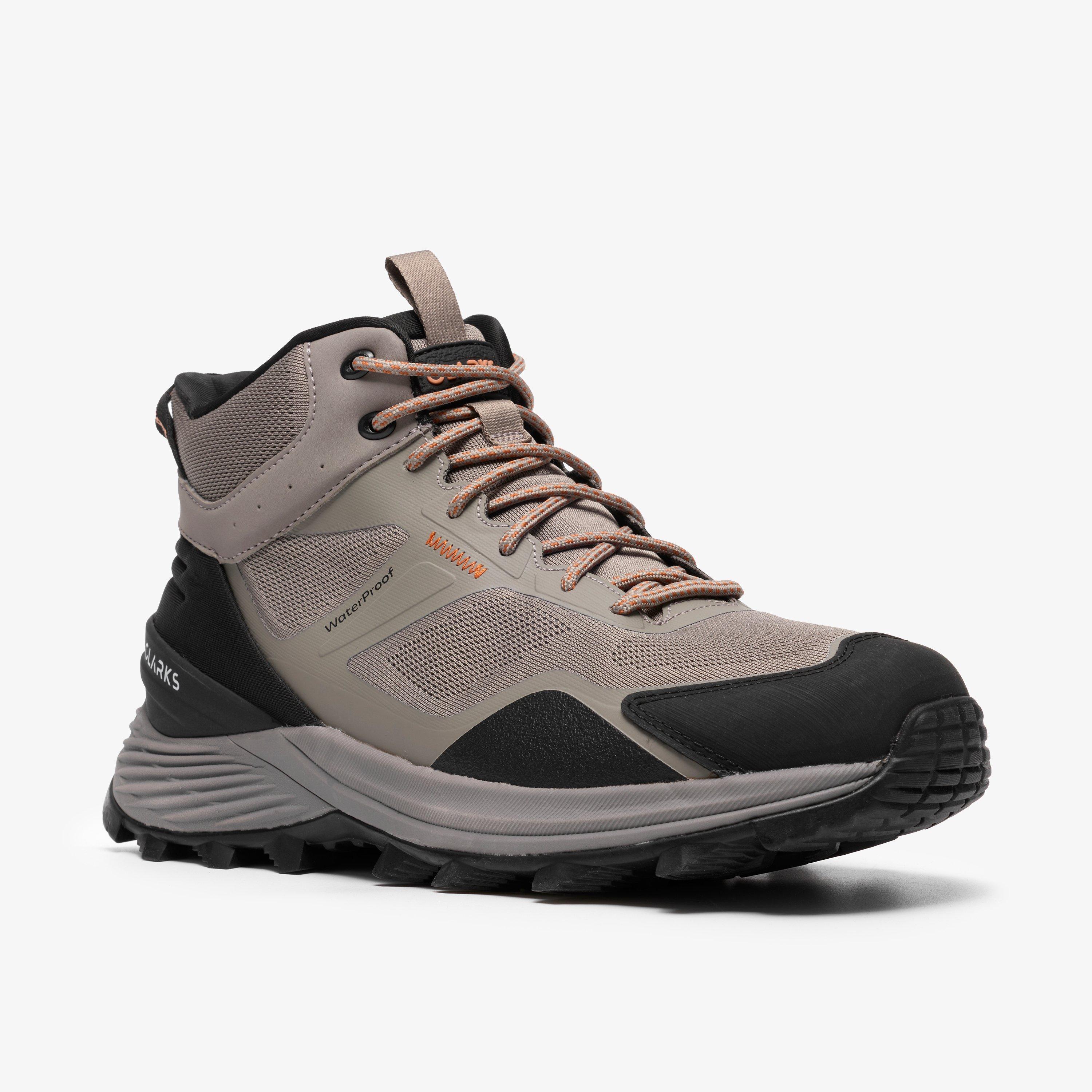 Stanway Hi Waterproof Grey Combination Ankle Boots, view 4 of 6