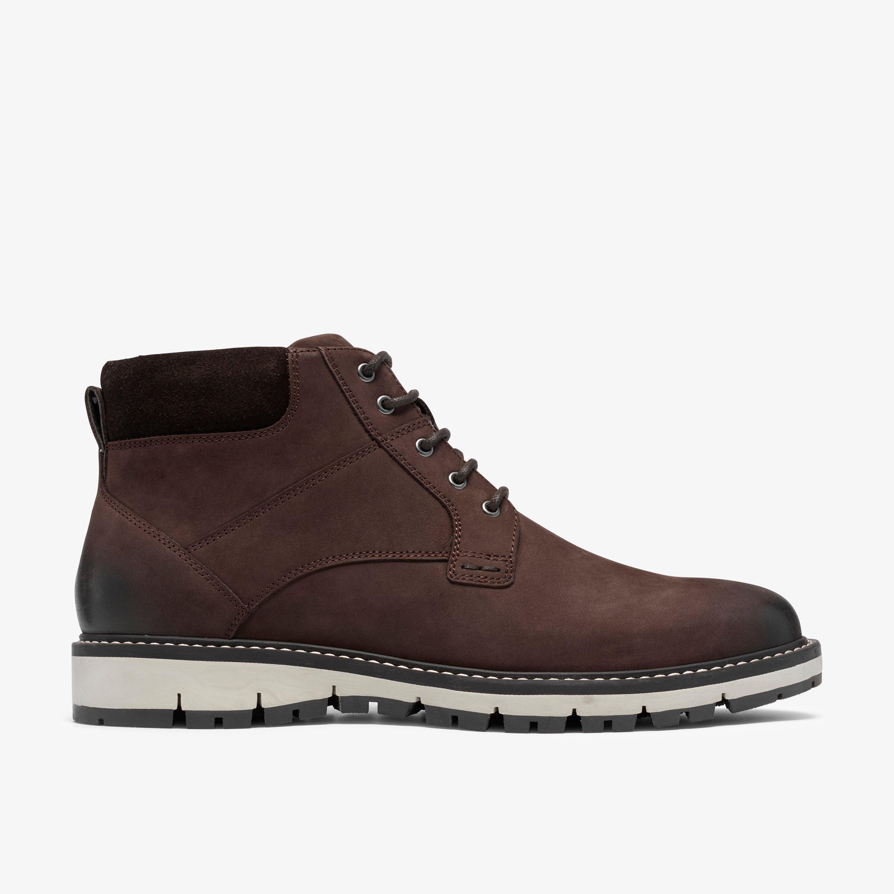 Corston Mid Brown Leather Ankle Boots, view 1 of 6
