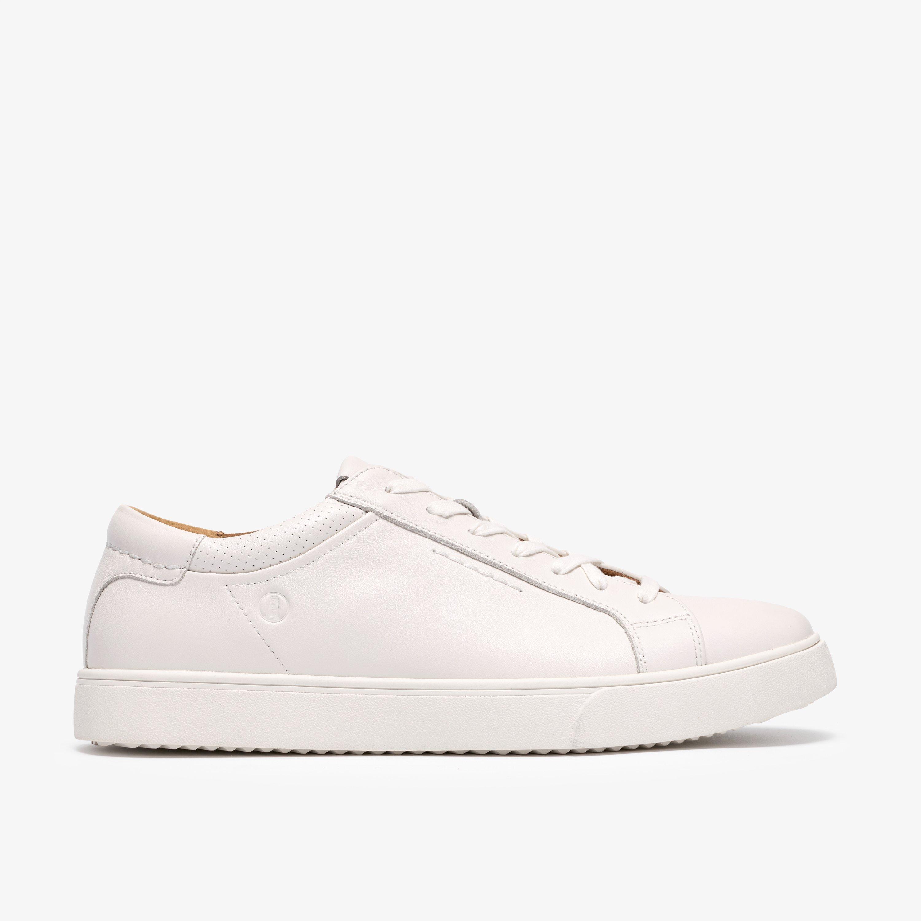 Lydford Lace White Trainers Lace Up, view 1 of 6
