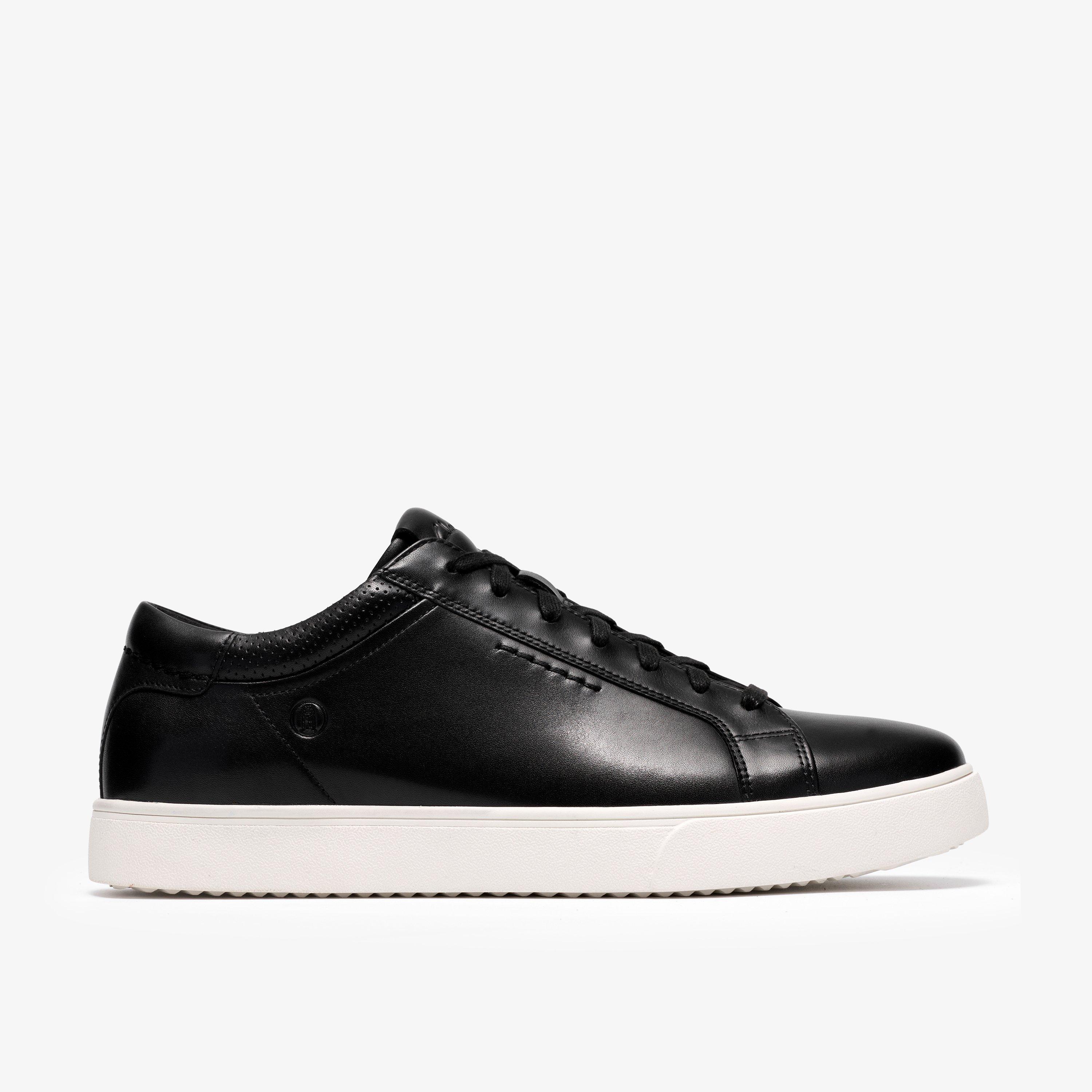 Lydford Lace Black Trainers Lace Up, view 1 of 6