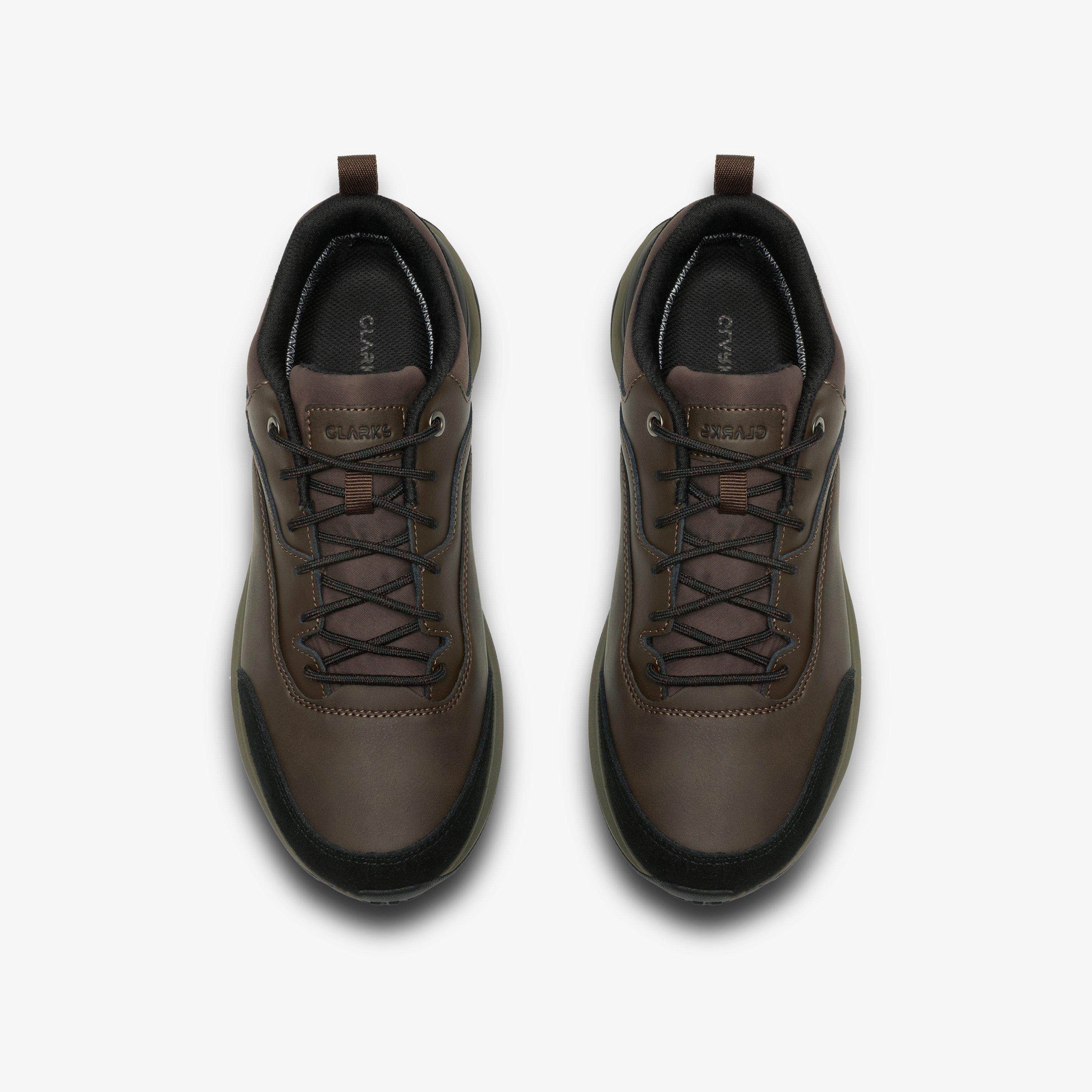 Stockhill Lo Waterproof Brown Combination Trainers Lace Up, view 6 of 6