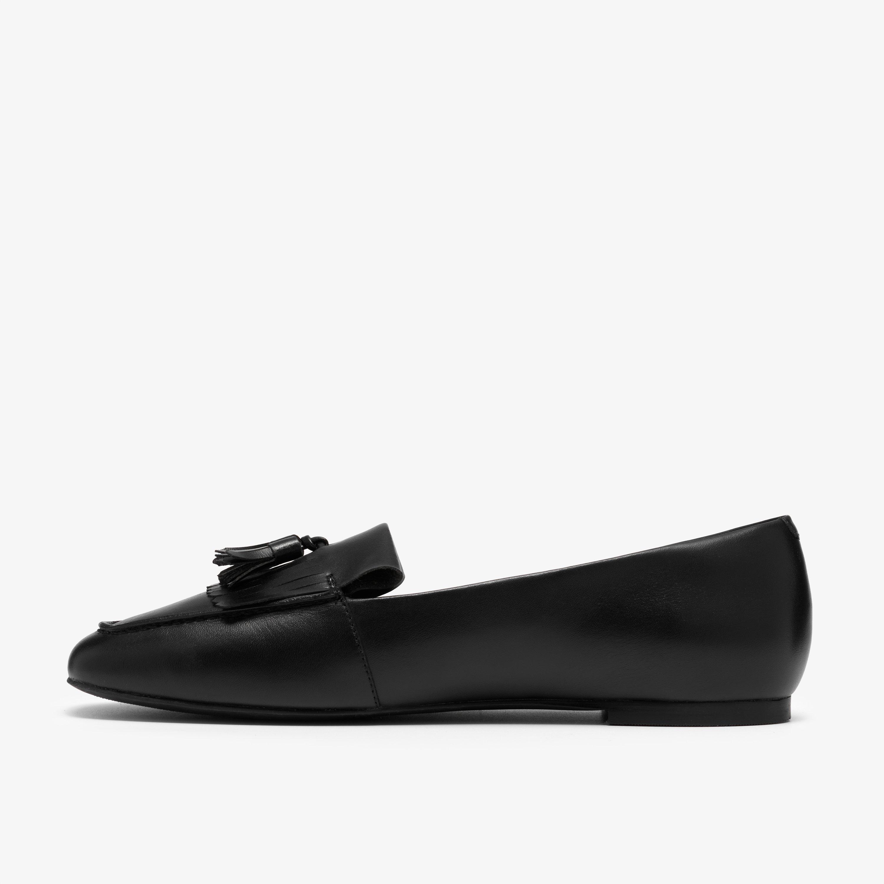 Glade Tassel Noir Chaussures sans lacets, view 2 of 6