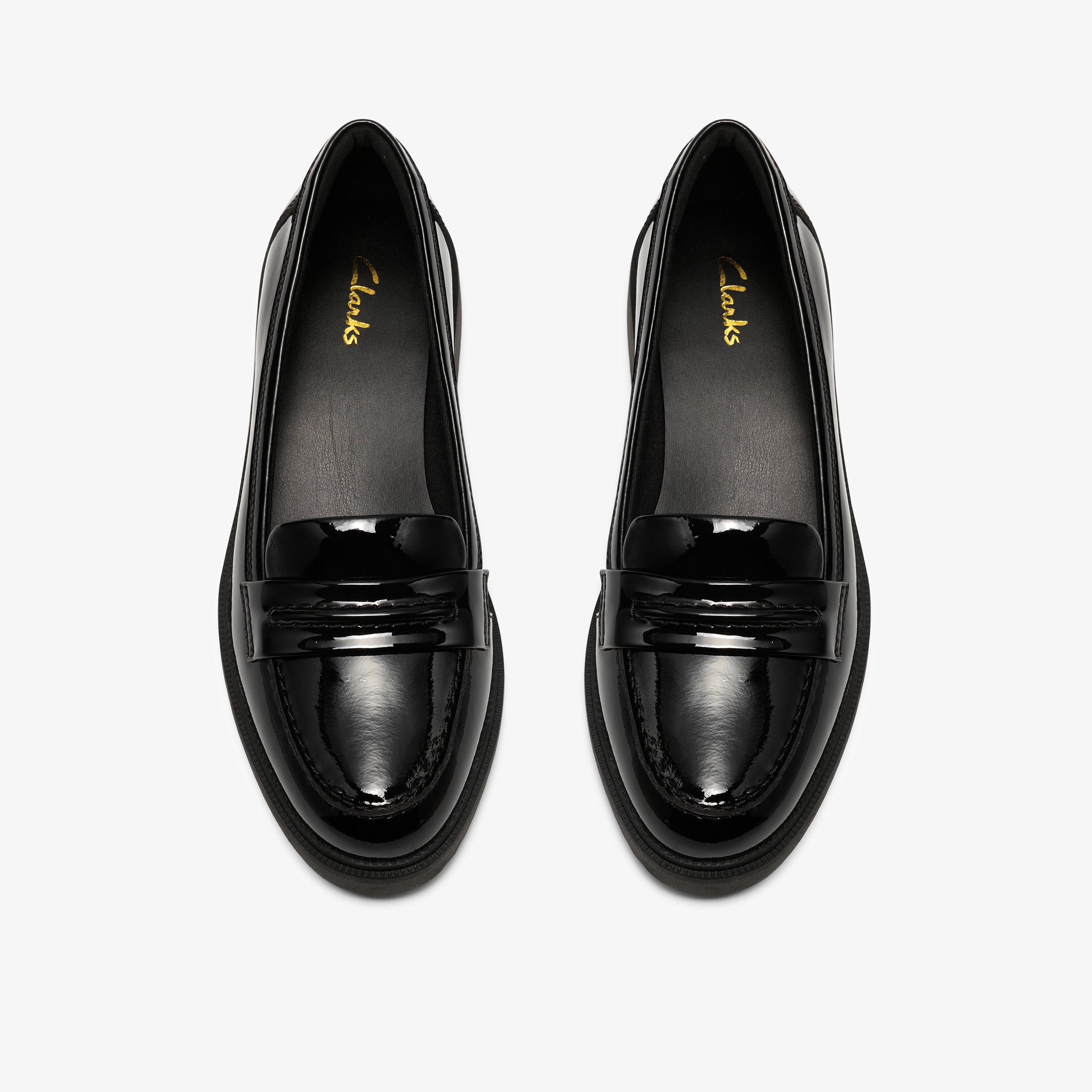Barlow Edge Vernis noir Flâneurs Chaussures sans lacets, view 6 of 6