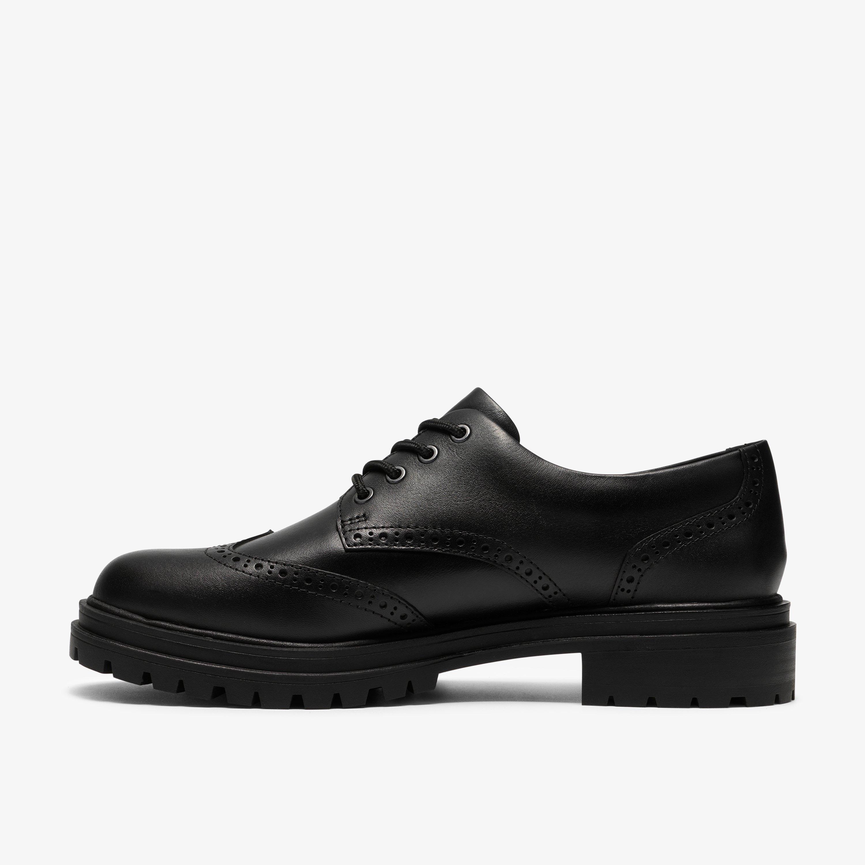Brena Lace Noir Chaussures Derby Chaussures à lacets, view 2 of 5