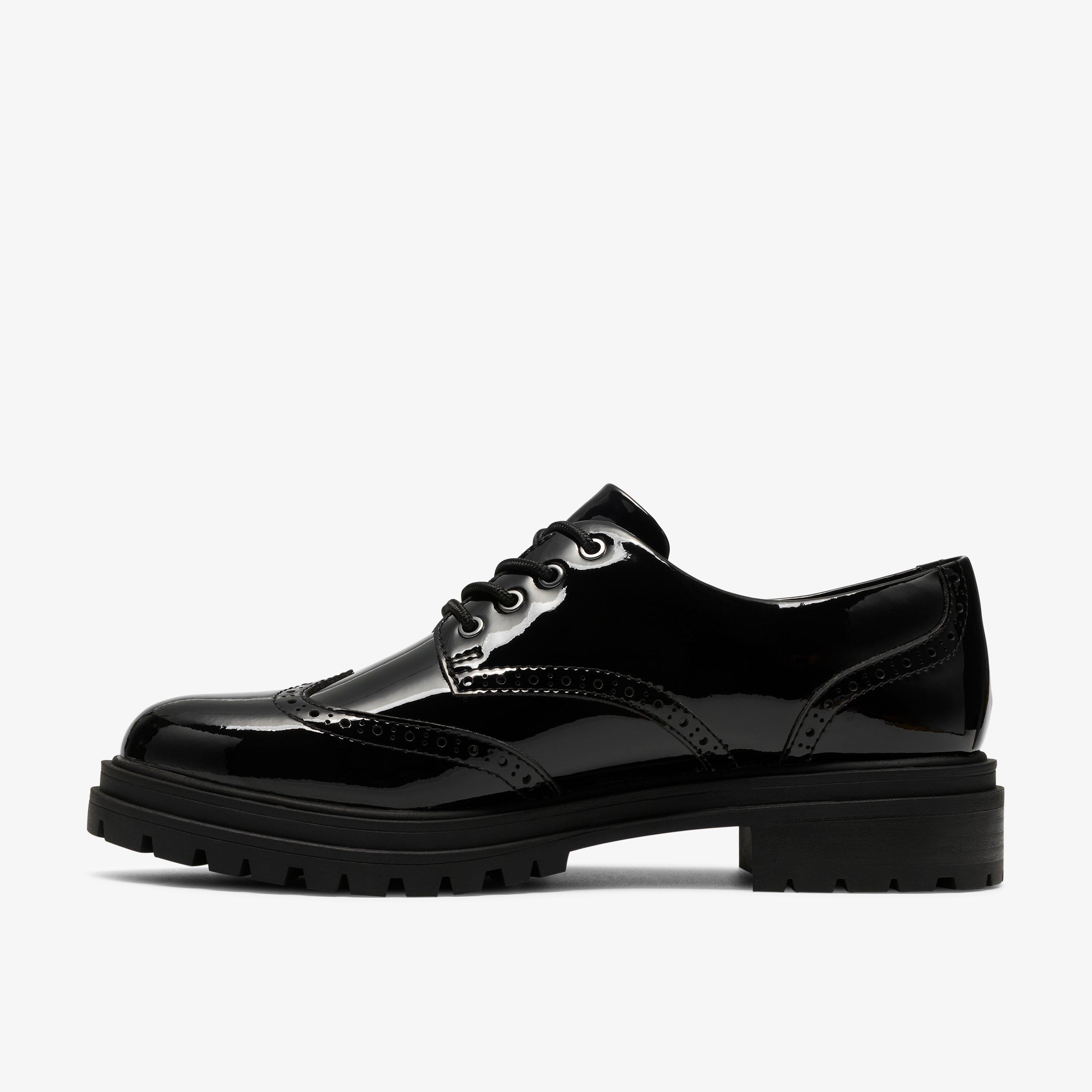 Brena Lace Vernis noir Chaussures Derby Chaussures à lacets, view 2 of 6