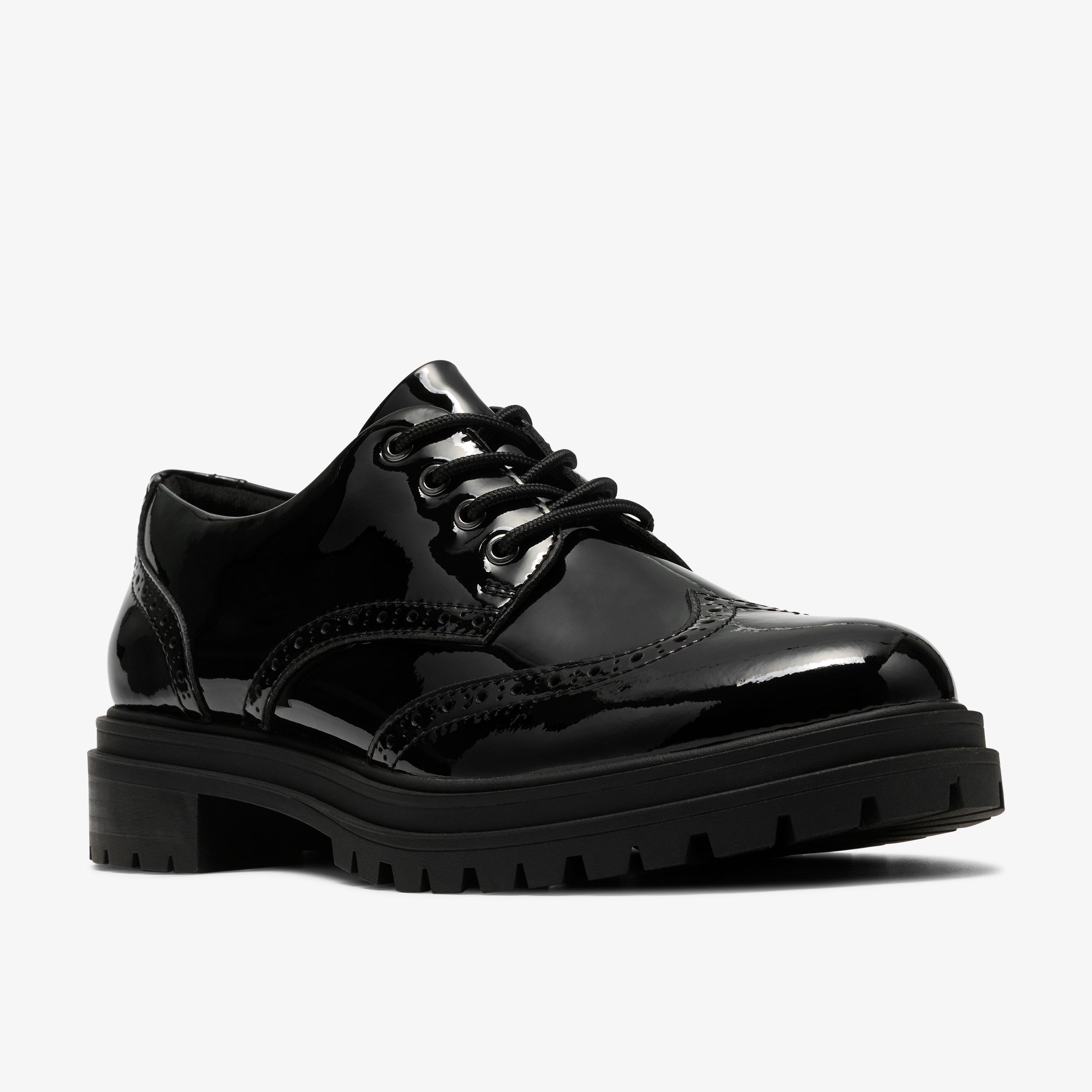 Brena Lace Vernis noir Chaussures Derby Chaussures à lacets, view 4 of 6