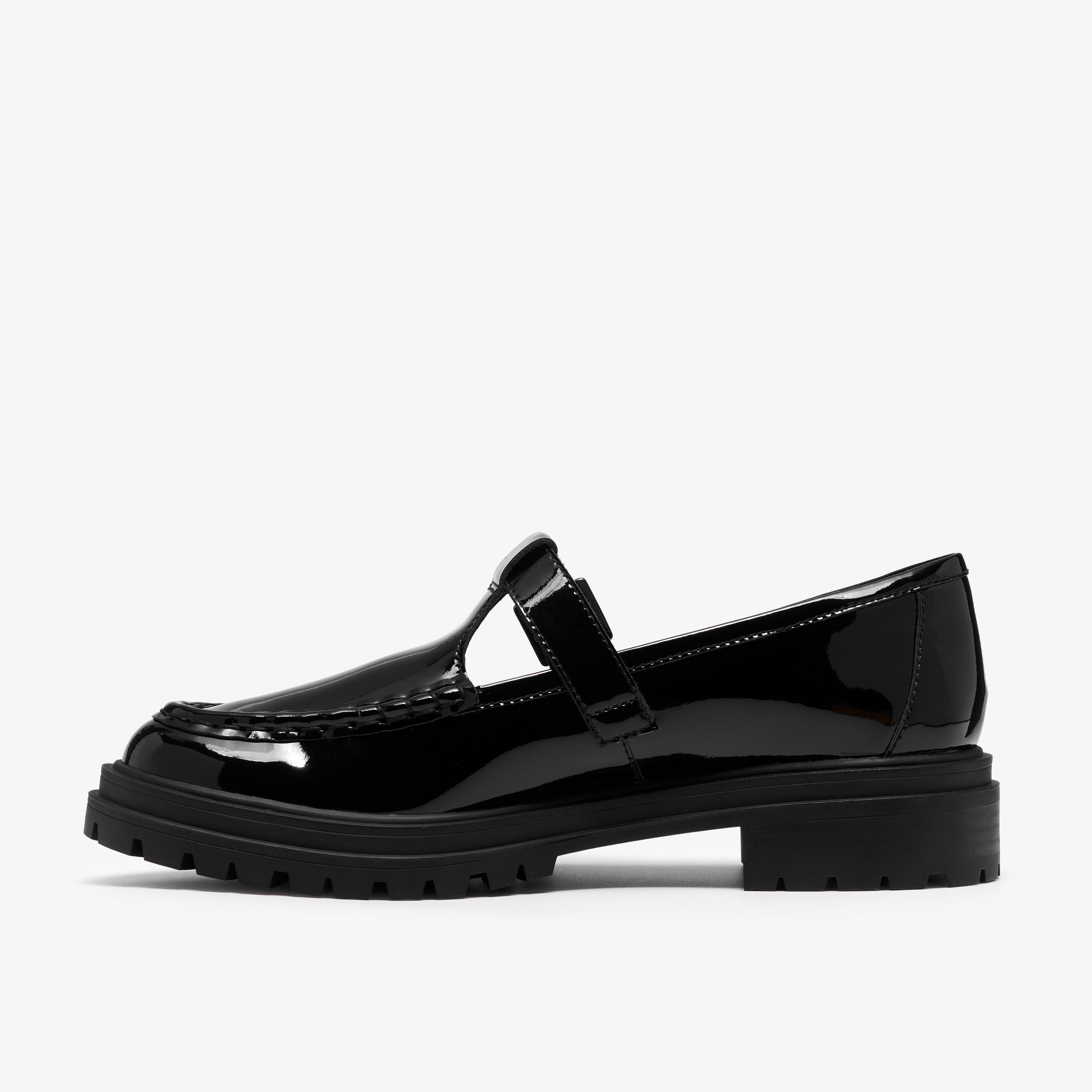 Brena Bar Vernis noir Chaussures à barre en T, view 2 of 6