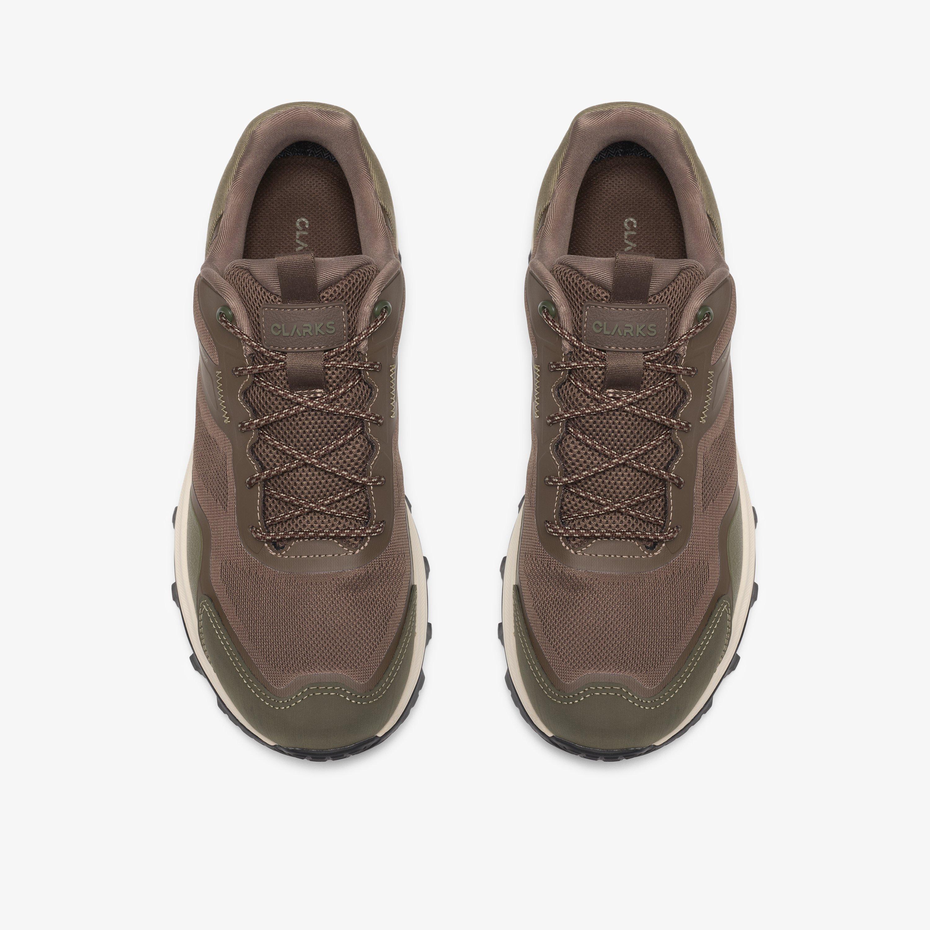 Stanway Lo Waterproof Brown Combination Trainers Walking, view 6 of 6