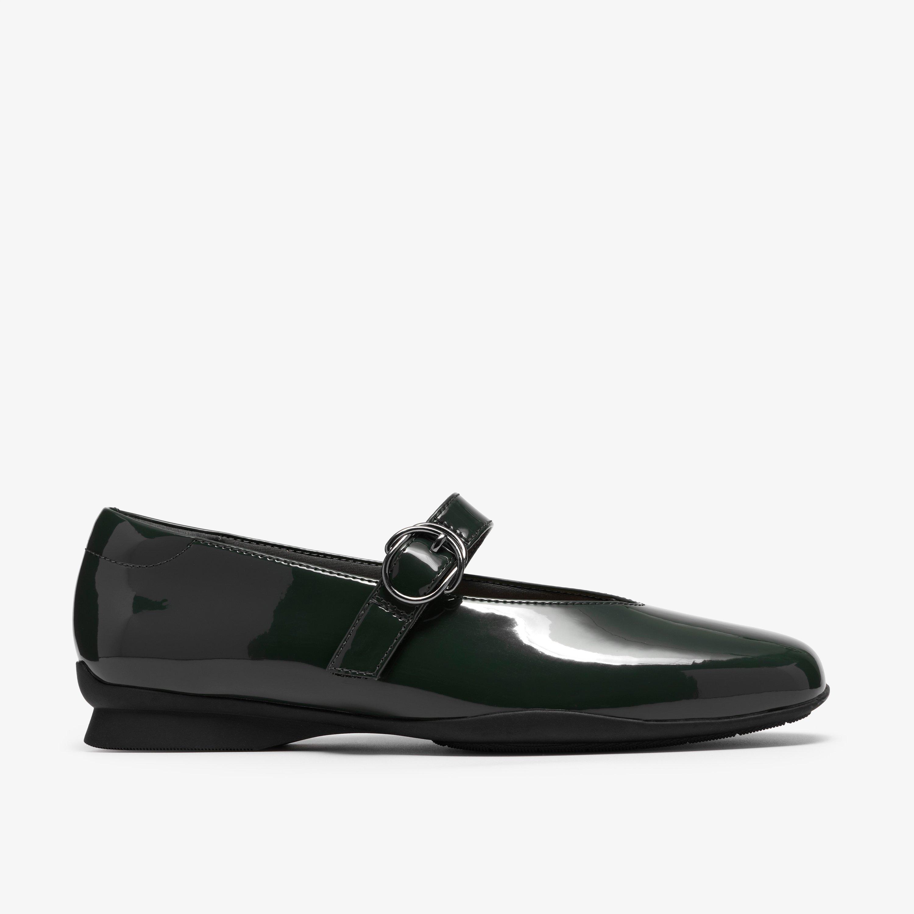 Jazmynn Iris Green Patent Mary Jane Ballerina, view 1 of 6