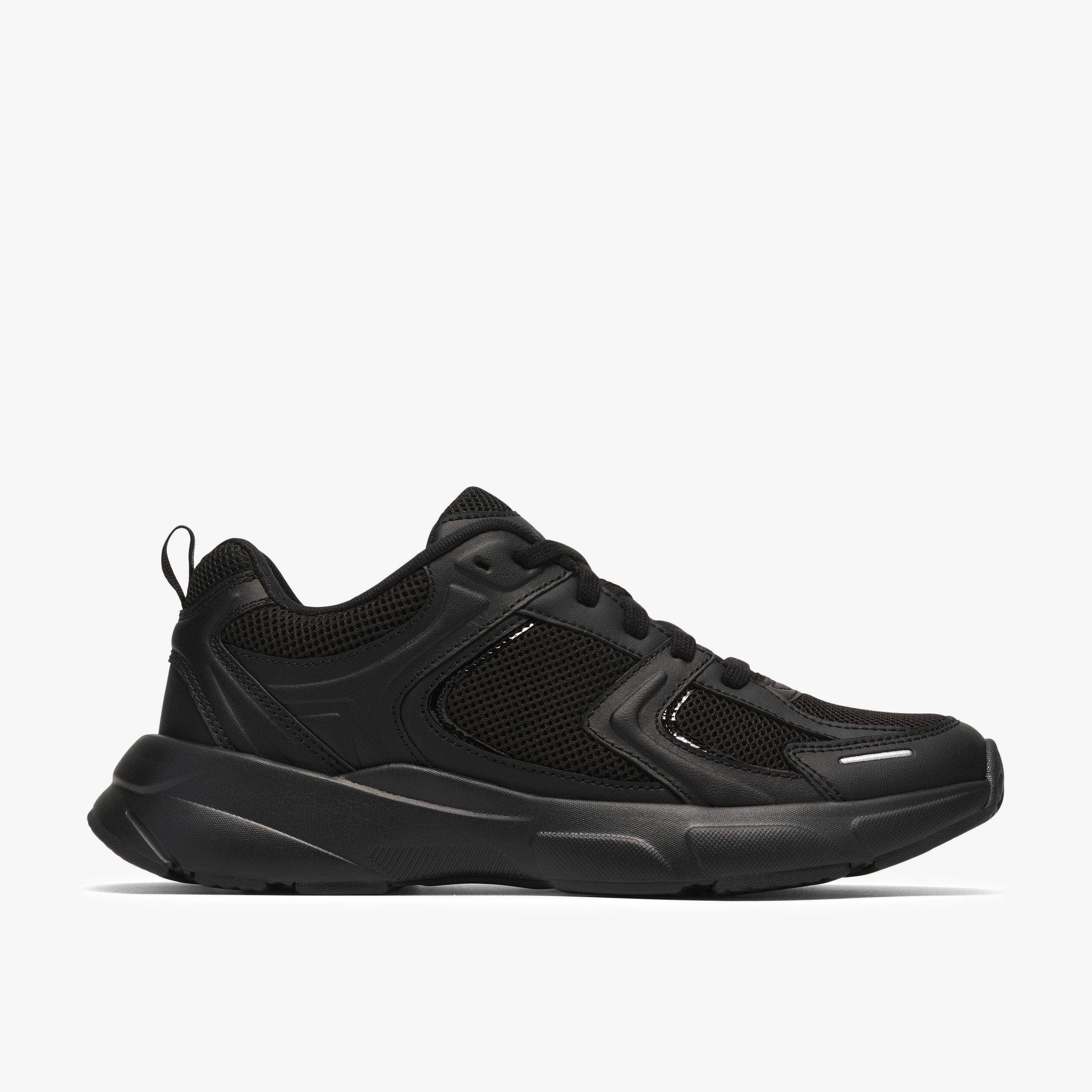 Orsina Walk Black Trainers Lace Up, view 1 of 6