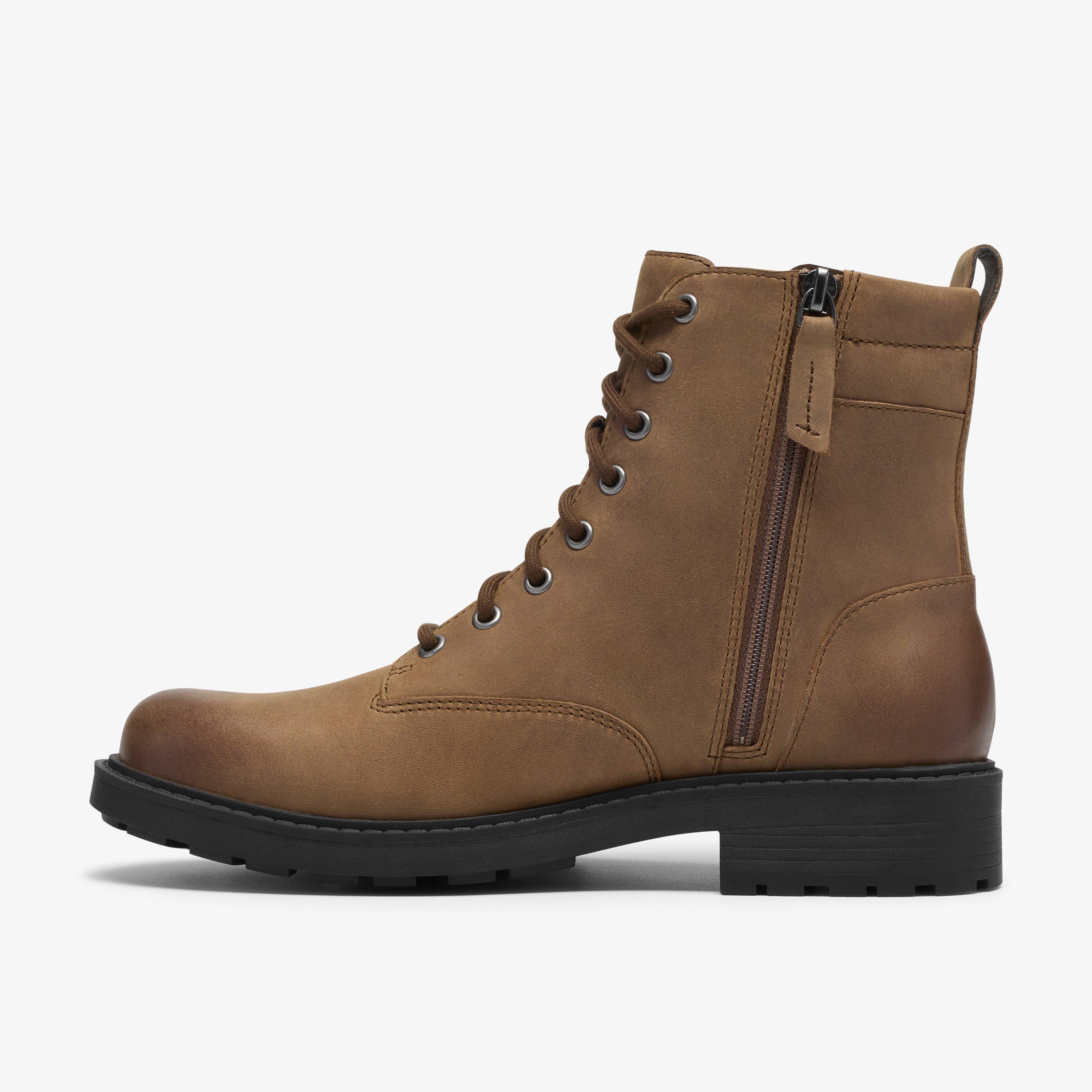 Orinoco 2 Sky Walnut Leather Ankle Boots, view 2 of 6