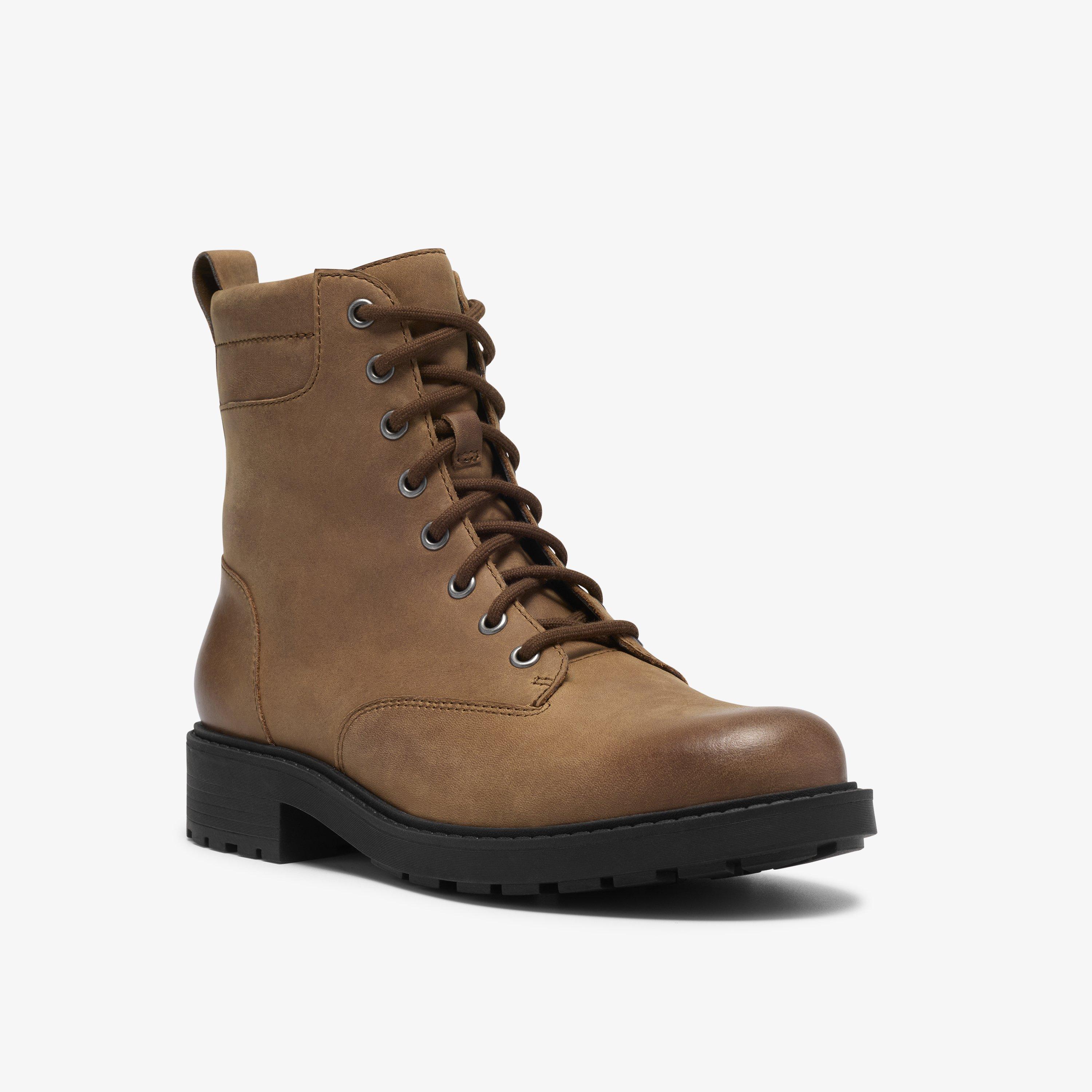 Orinoco 2 Sky Walnut Leather Ankle Boots, view 4 of 6