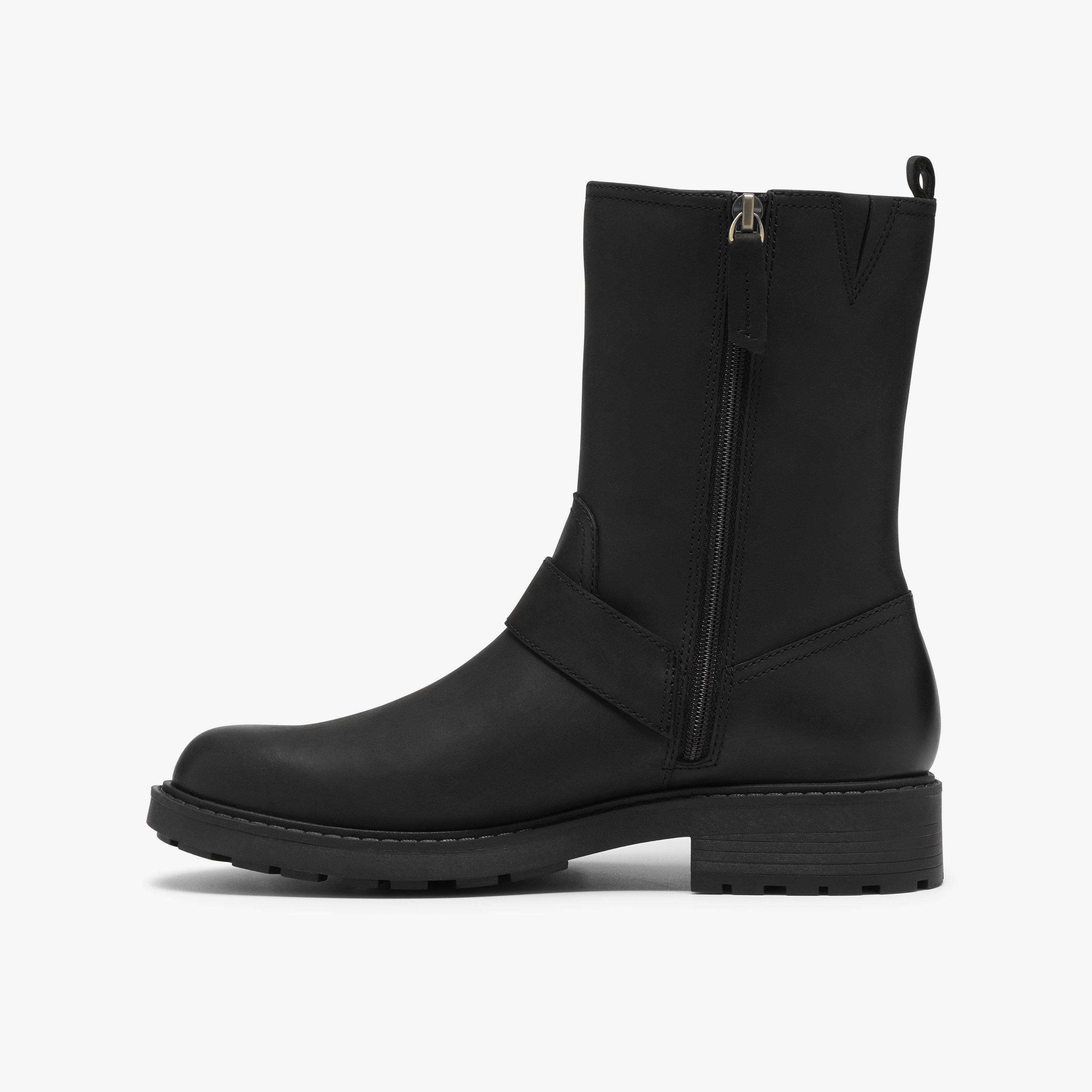 Orinoco 2 Cove Black Leather Ankle Boots, view 2 of 6