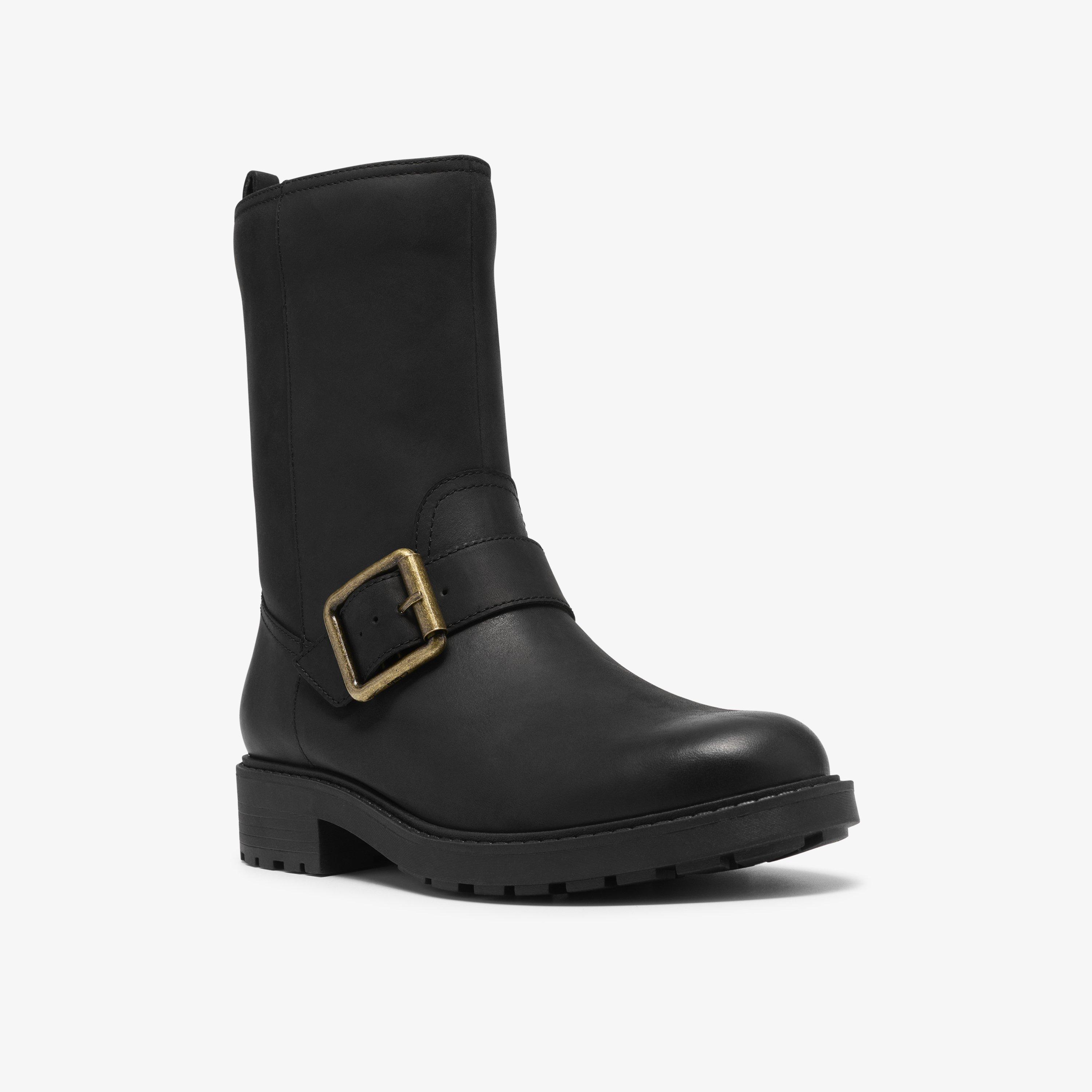 Orinoco 2 Cove Black Leather Ankle Boots, view 4 of 6