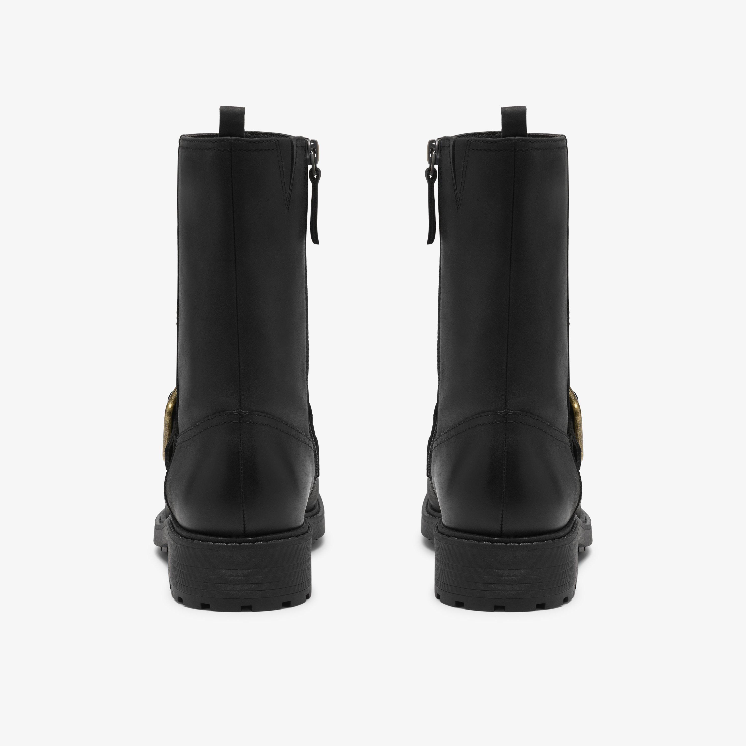 Orinoco 2 Cove Black Leather Ankle Boots, view 5 of 6