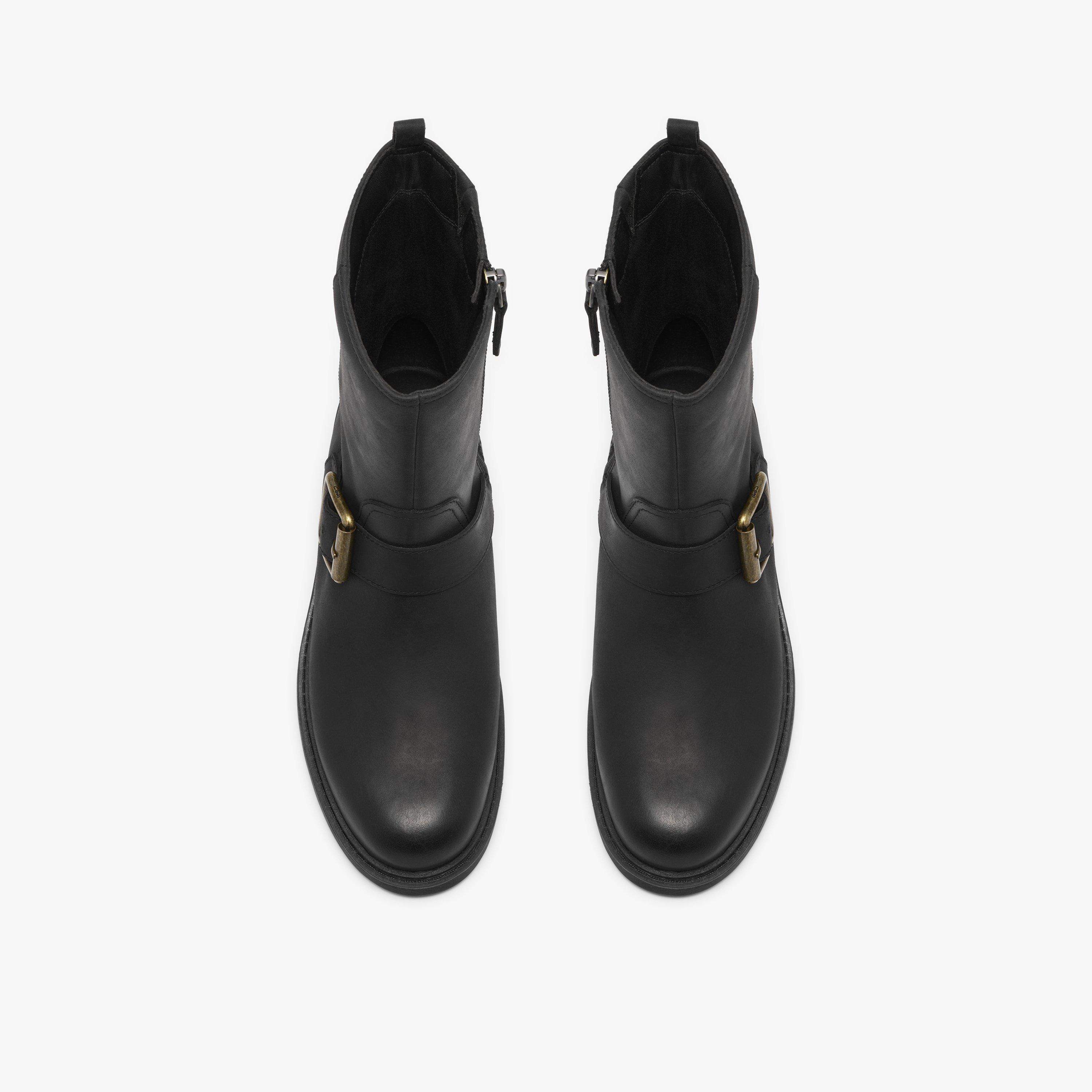 Orinoco 2 Cove Black Leather Ankle Boots, view 6 of 6