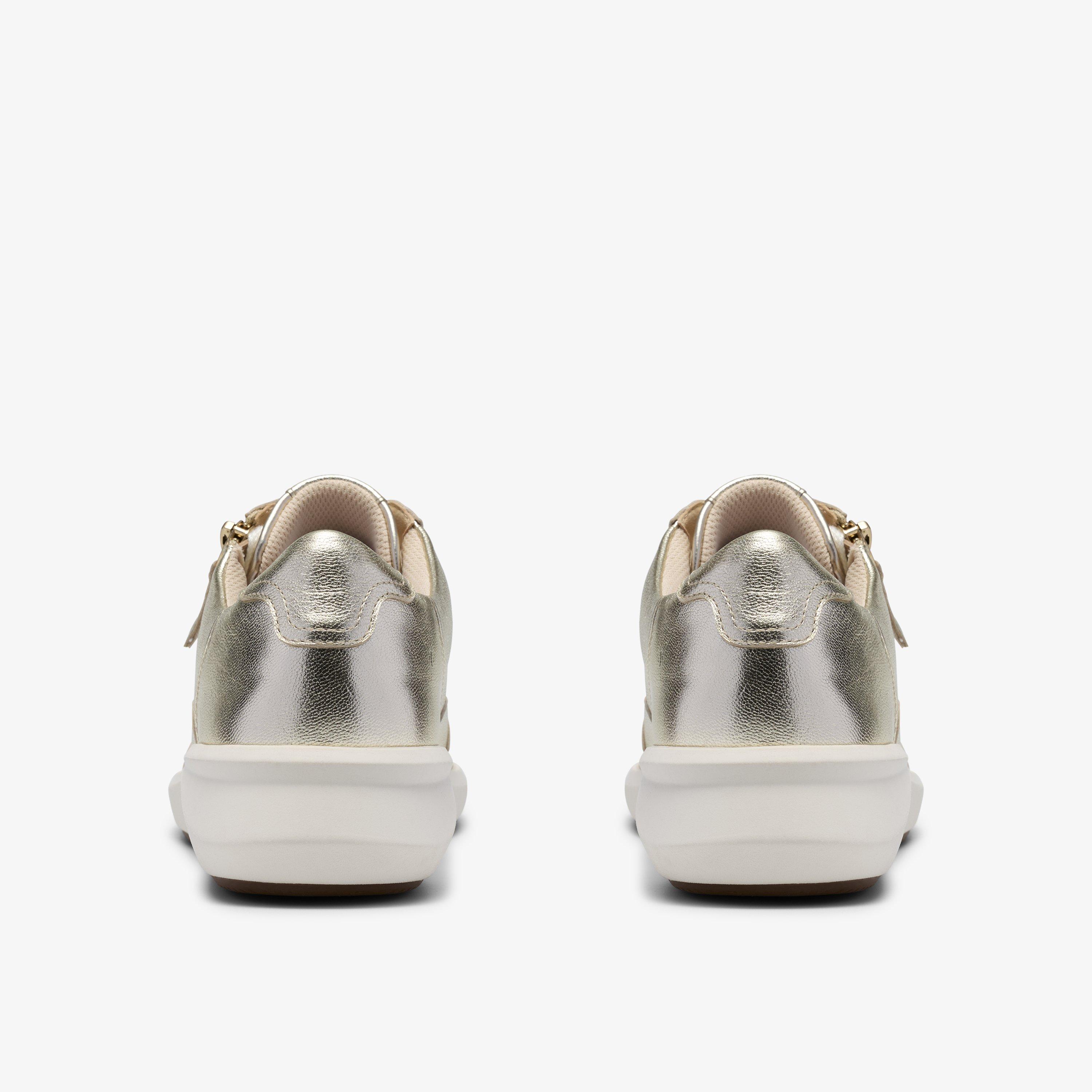 Un Rio Zip Metallic Trainers, view 5 of 6