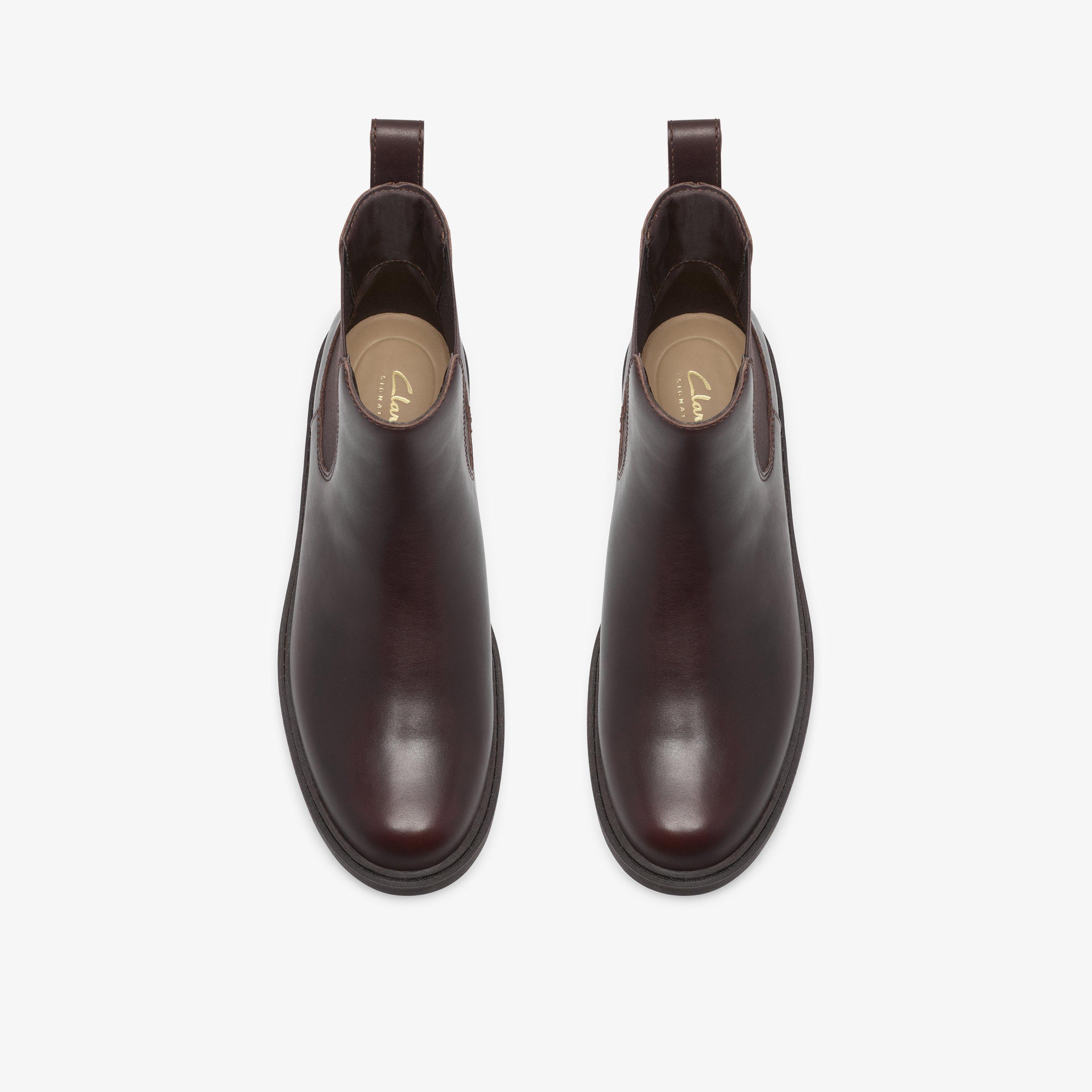 Orinoco 2 Lane Dark Brown Leather Ankle Boots, view 6 of 6