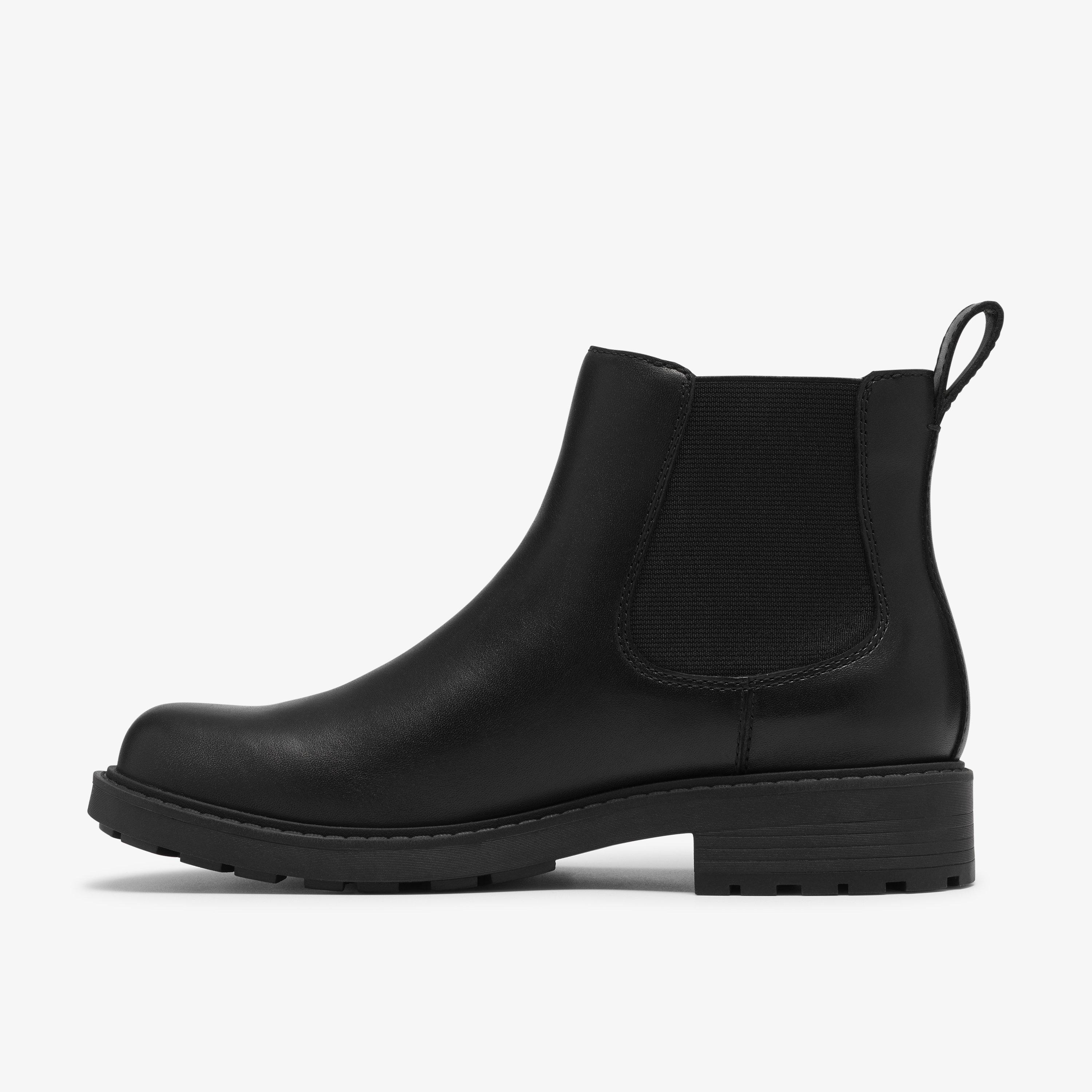 Orinoco 2 Lane Black Weatherproof Ankle Boots, view 2 of 6