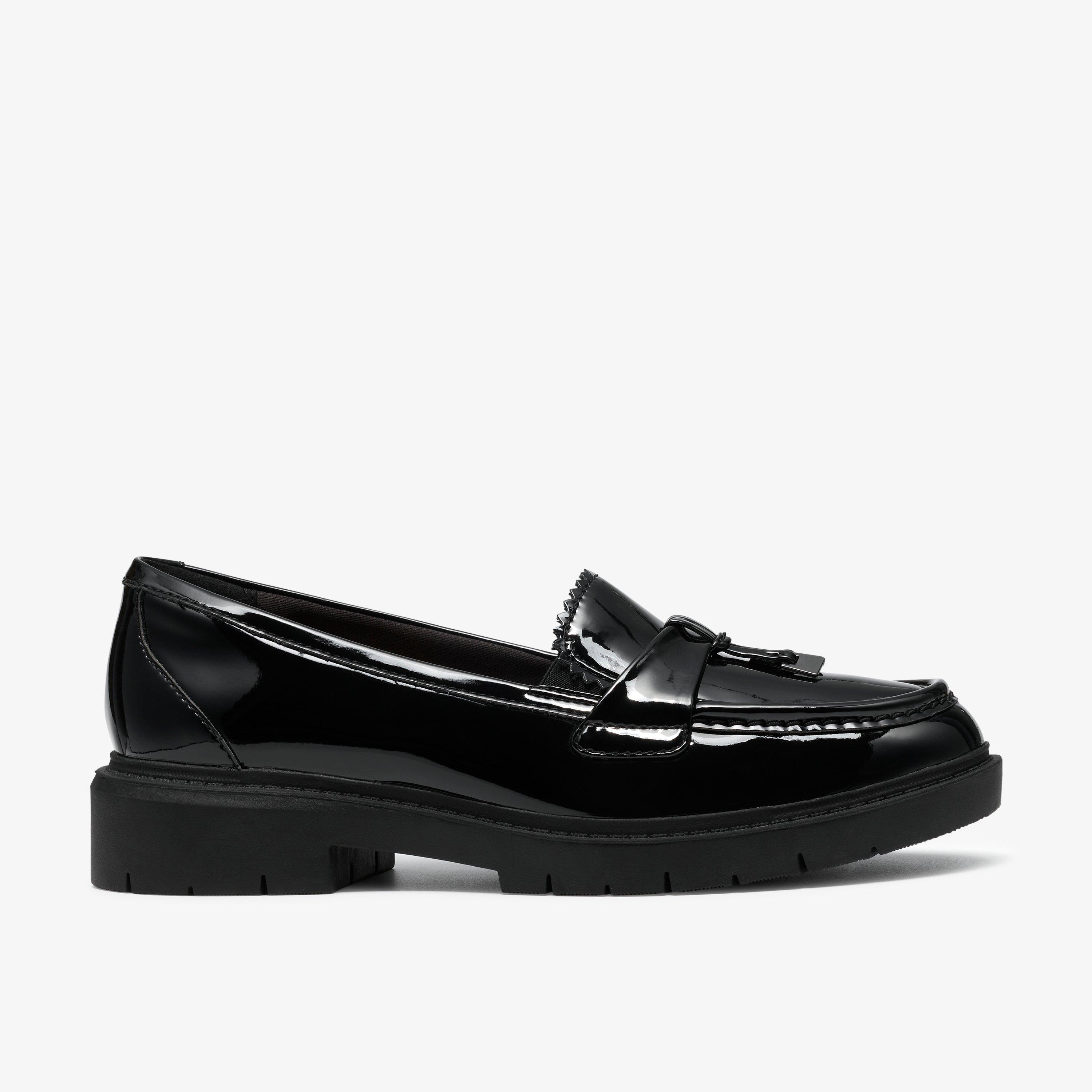 Westlynn Bella Black/Black Patent Loafers Slip Ons, view 1 of 6