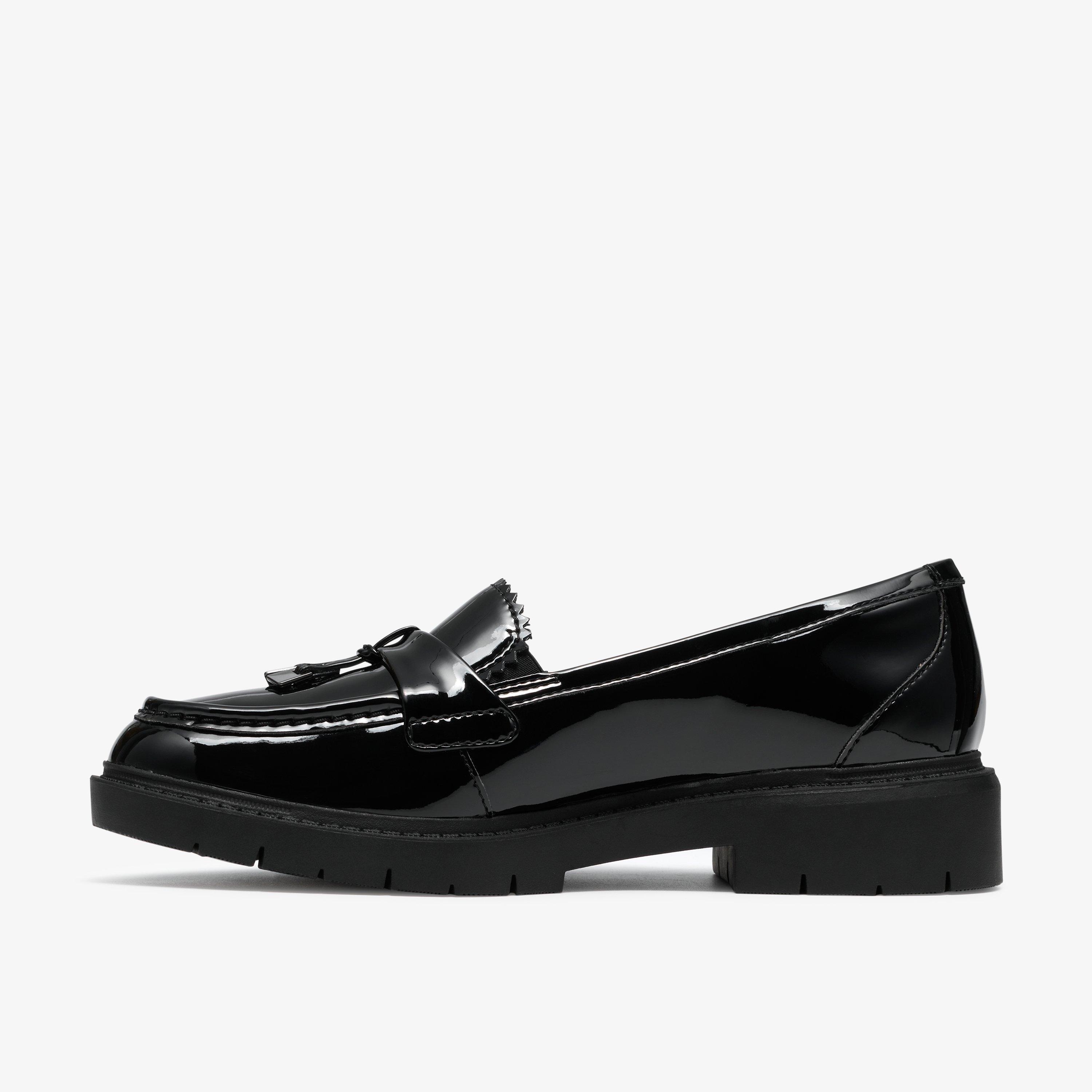 Westlynn Bella Black/Black Patent Loafers Slip Ons, view 2 of 6