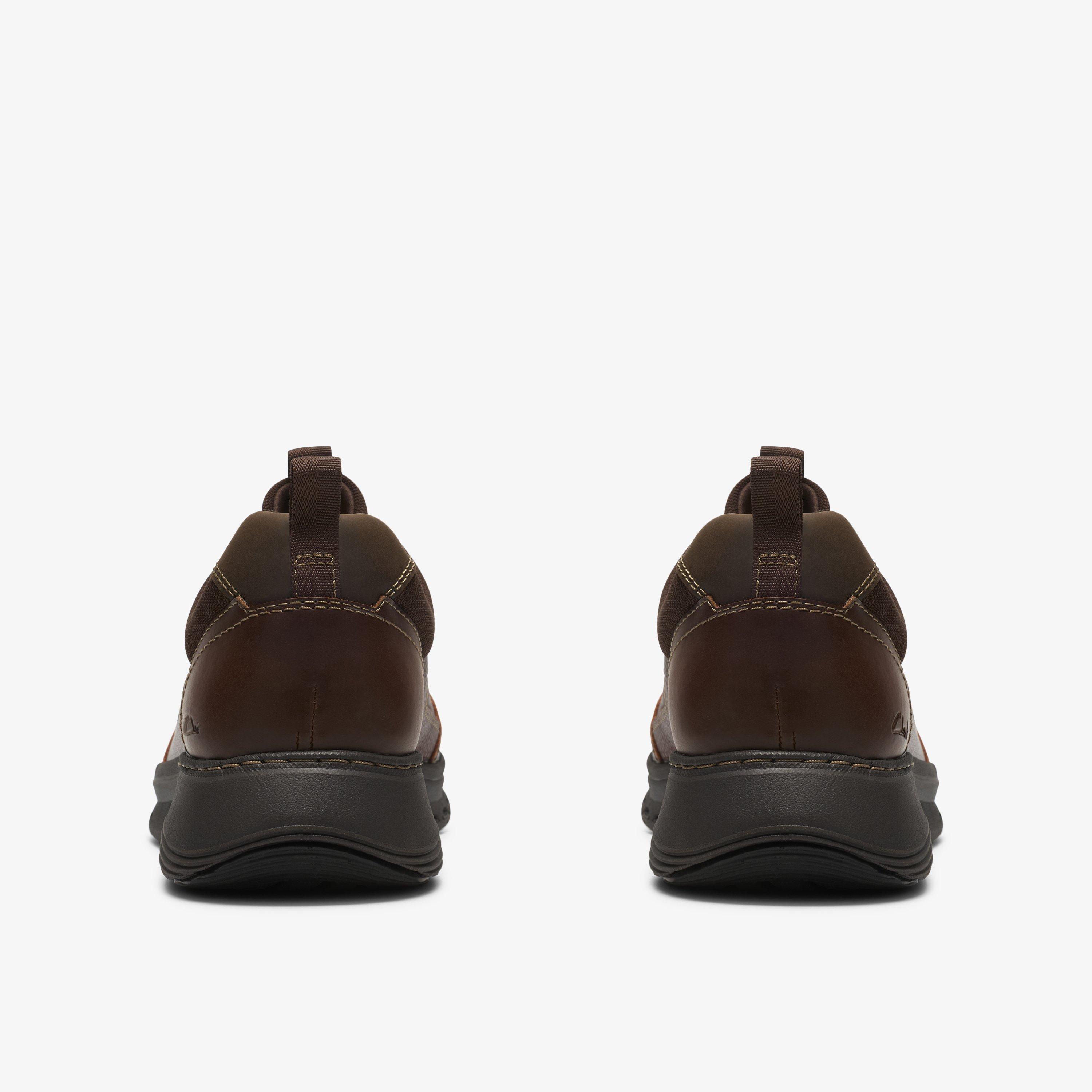 Motion Trek UP Brown Oily Trainers Lace Up, view 5 of 6