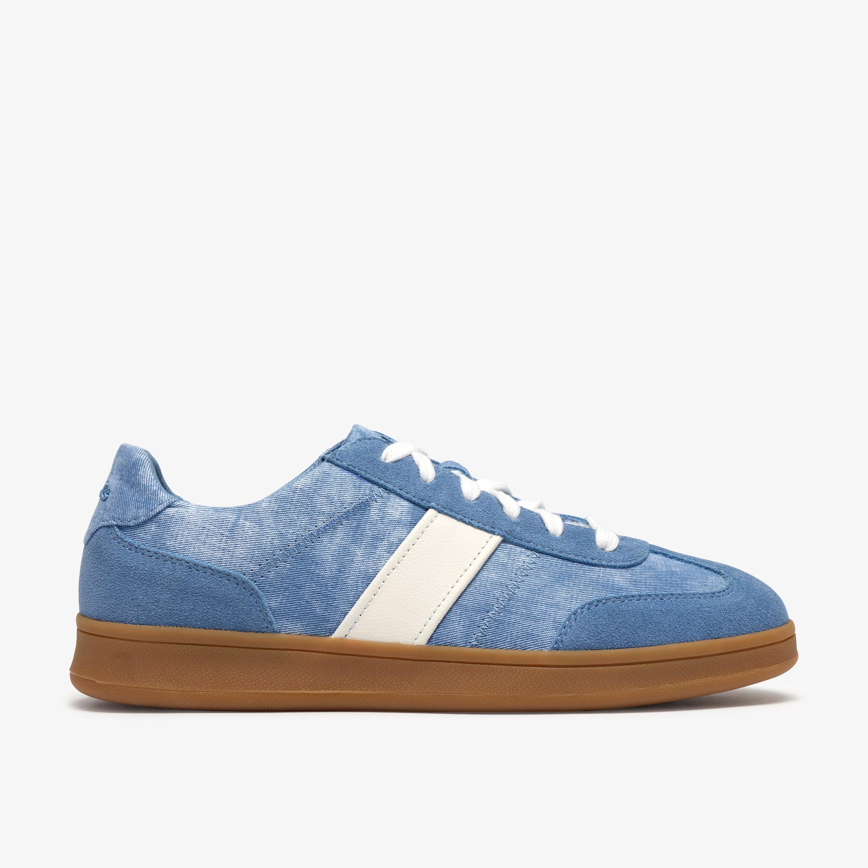 Seco Speed. Jeansblau Sneakers Schnürschuhe, view 1 of 6
