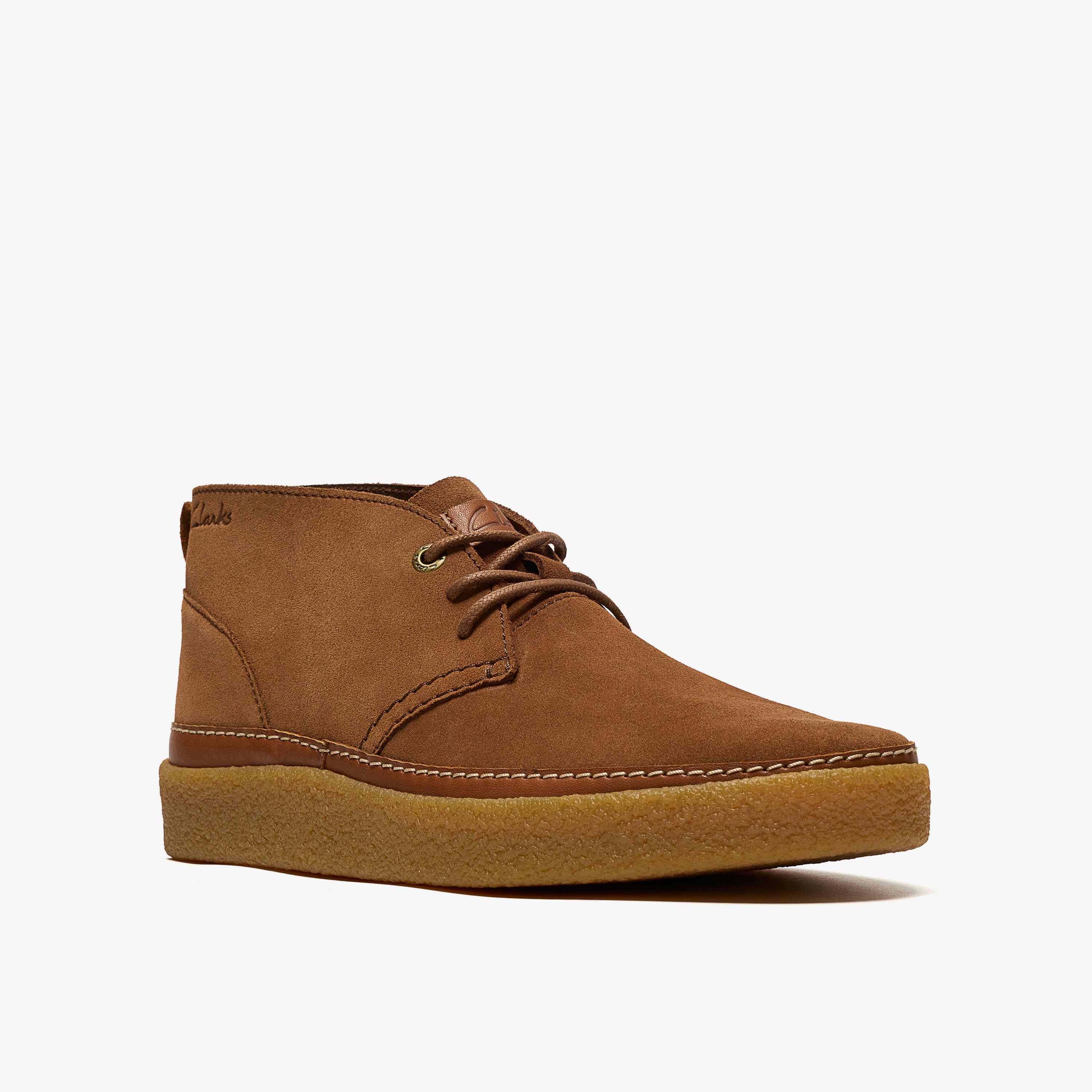 Oakpark Mid Cola Suede Ankle Boots, view 4 of 6