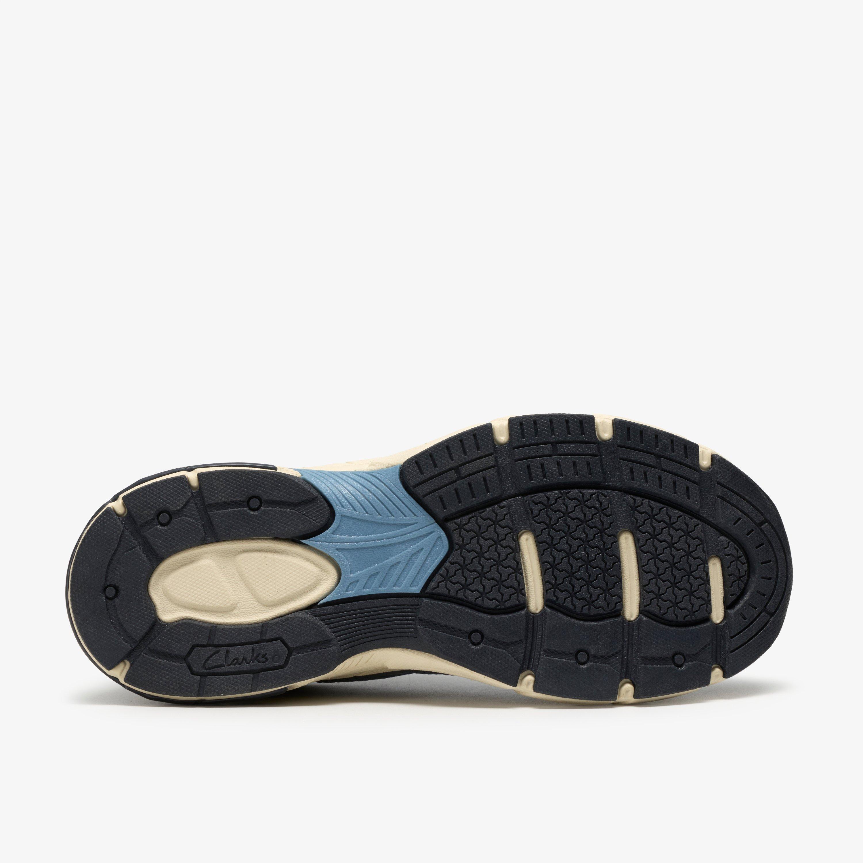 Nuvell Walk Blue Combination Trainers Lace Up, view 3 of 6