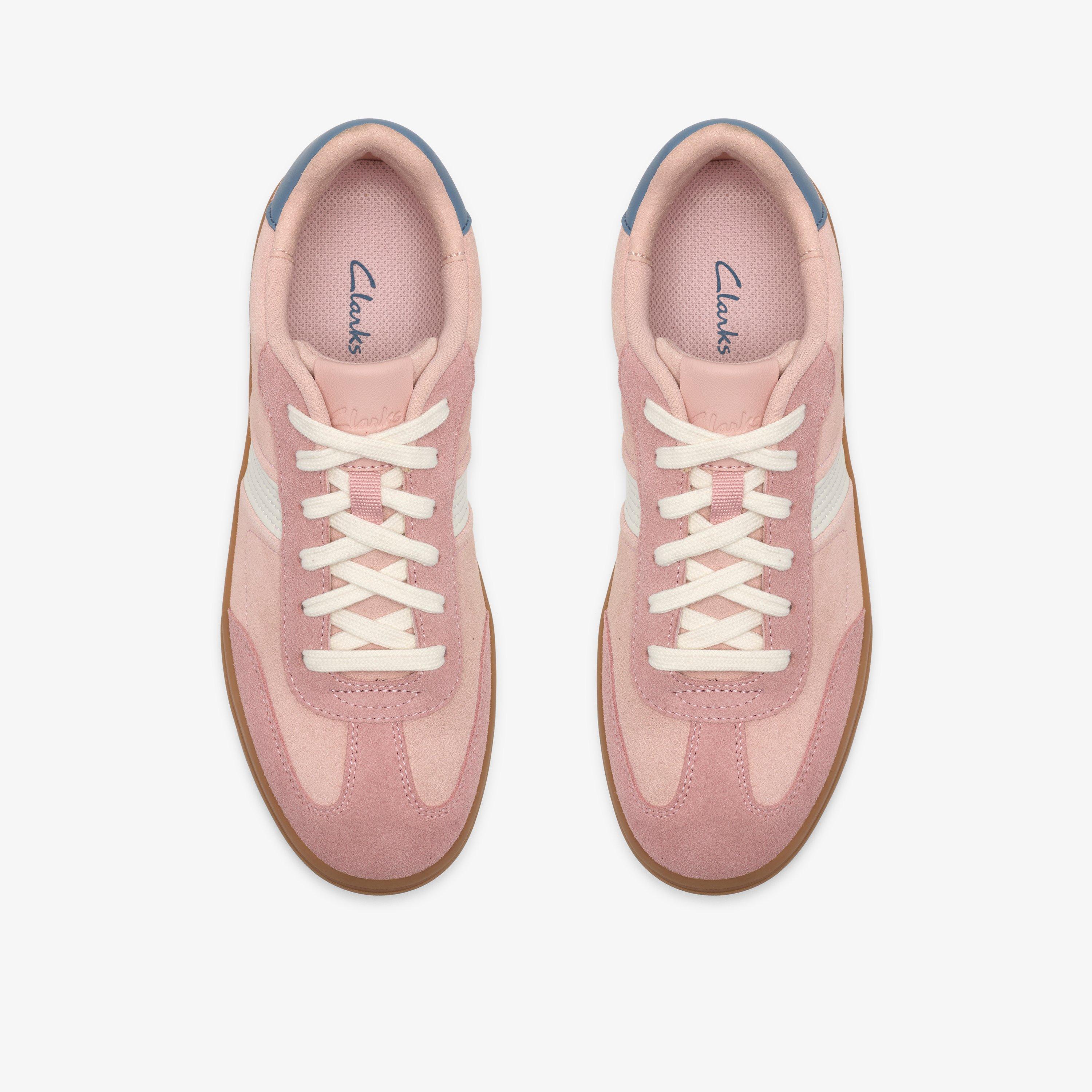 Oniro Run Pink Suede Trainers Lace Up, view 6 of 6