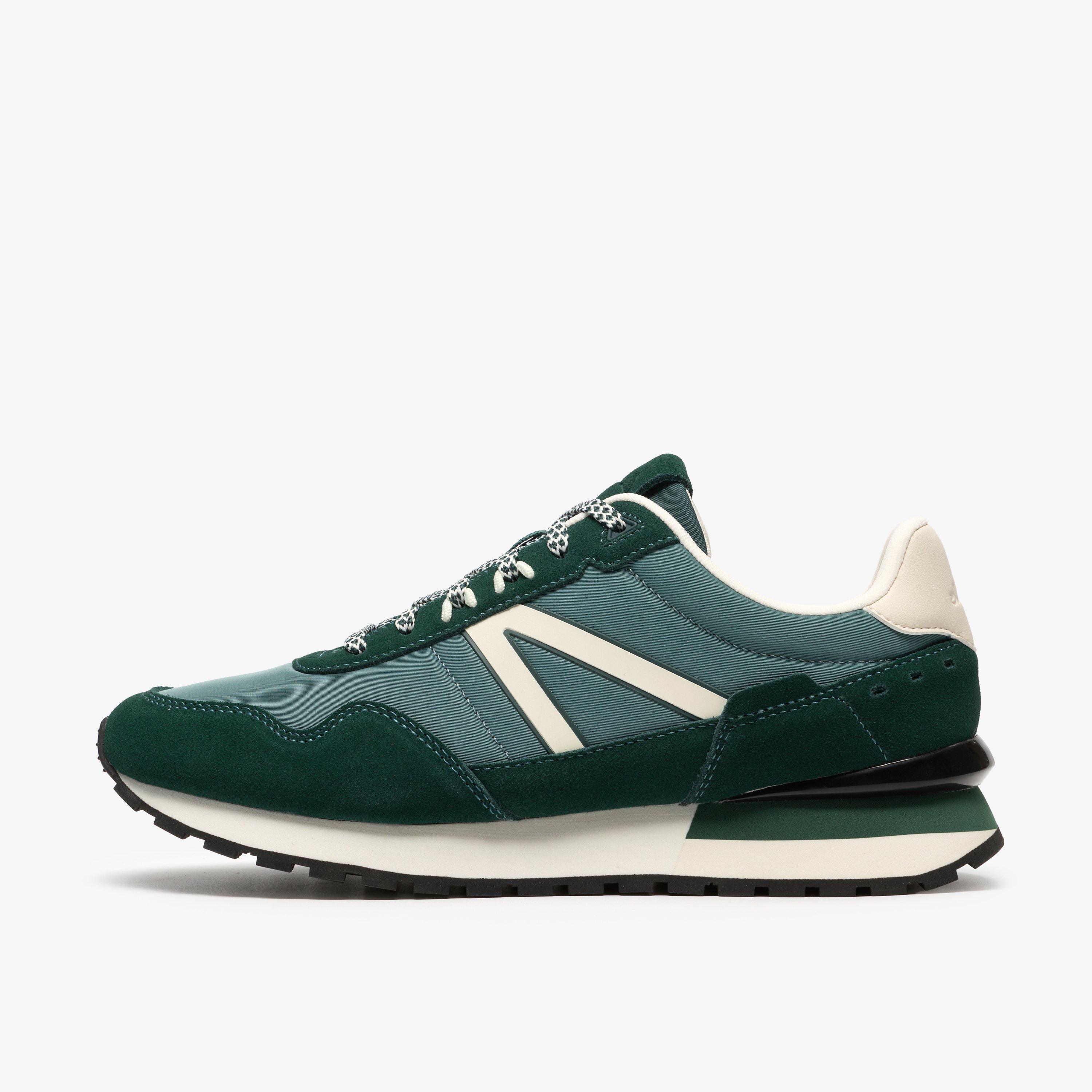 Virella Walk Green Combination Trainers Lace Up, view 2 of 6