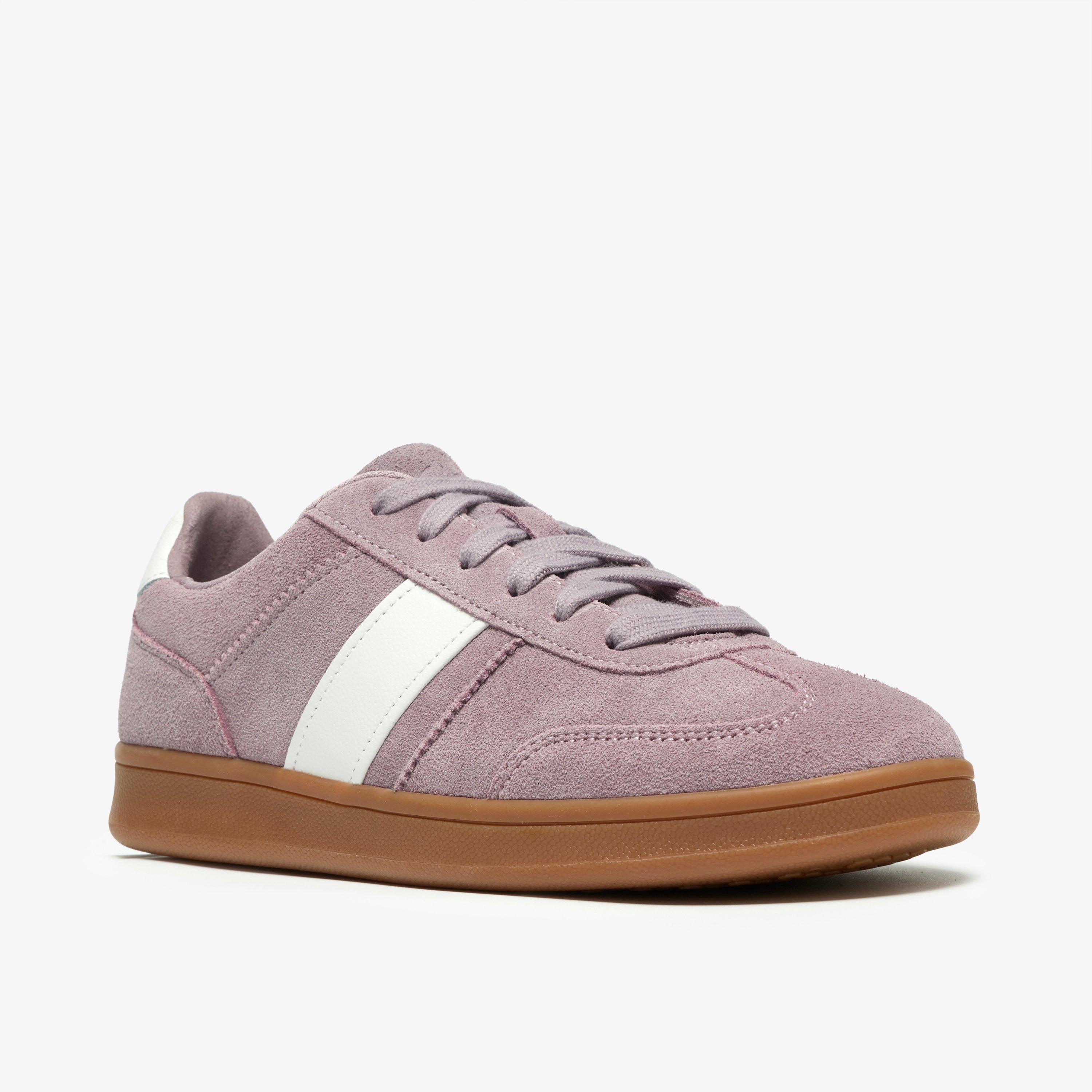 Seco Speed Daim mauve Baskets Chaussures à lacets, view 4 of 6