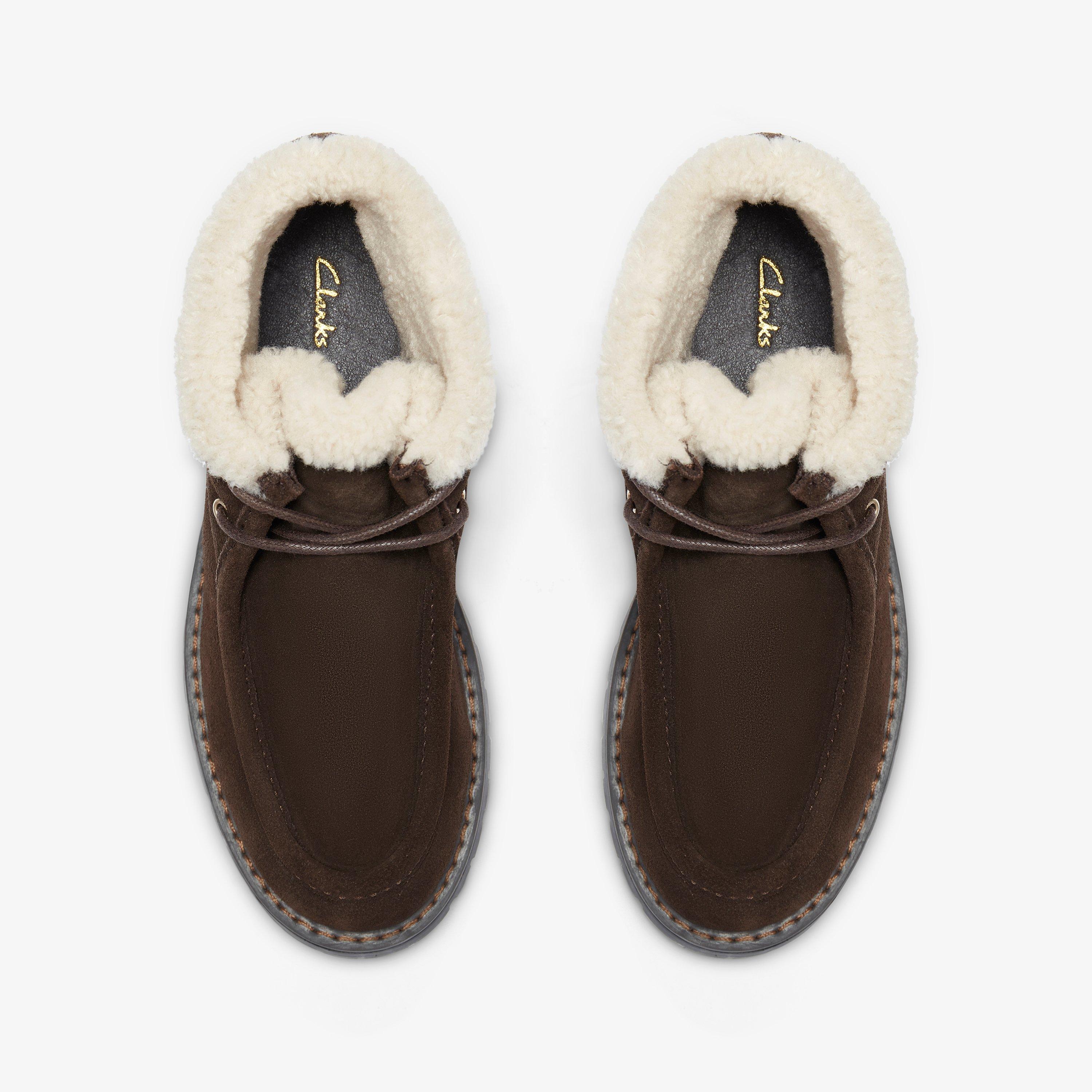 Velmere Bee Brown Warmlined Leather Ankle Boots, view 6 of 6