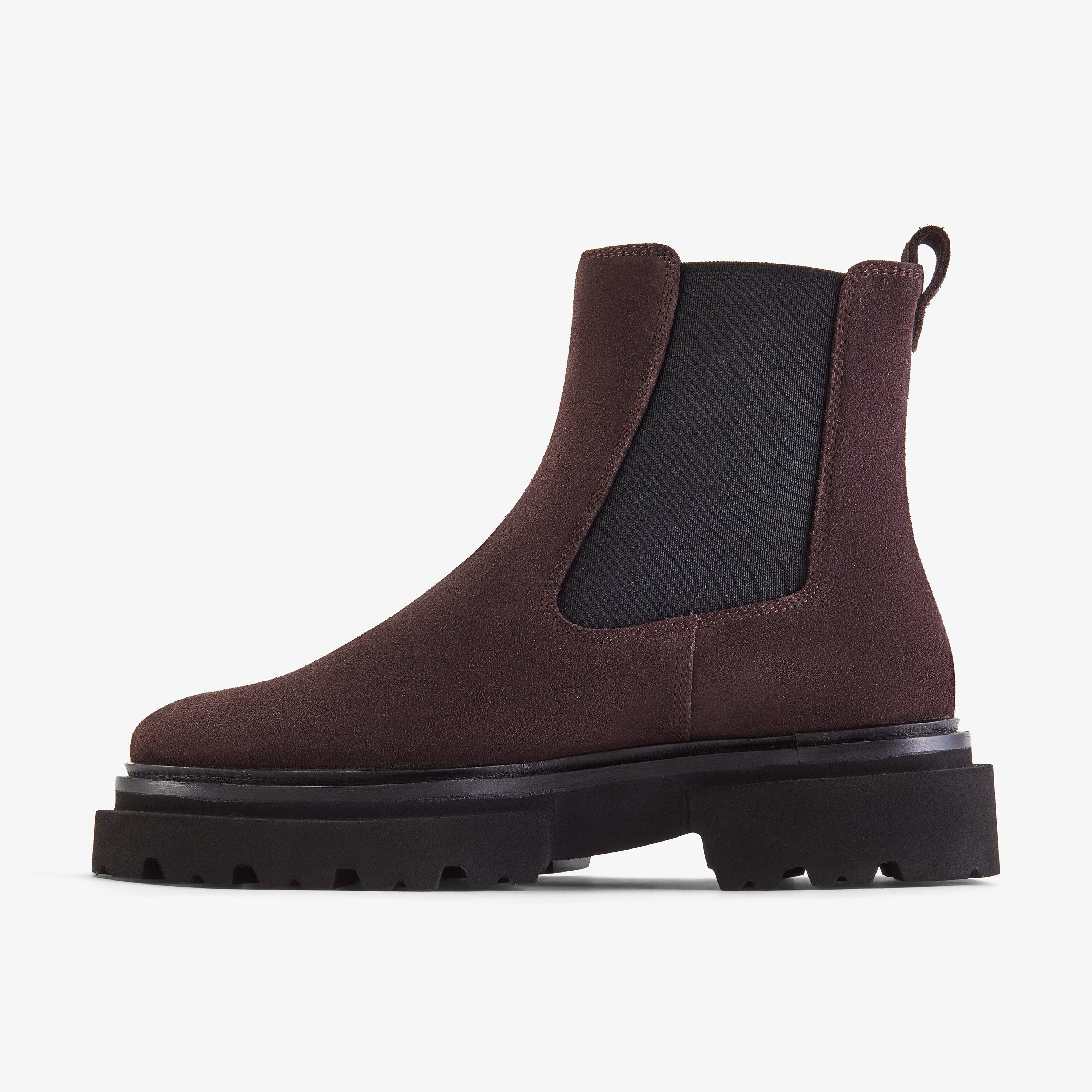 Lidari Top Daim marron Bottines Chelsea Boots, view 2 of 6