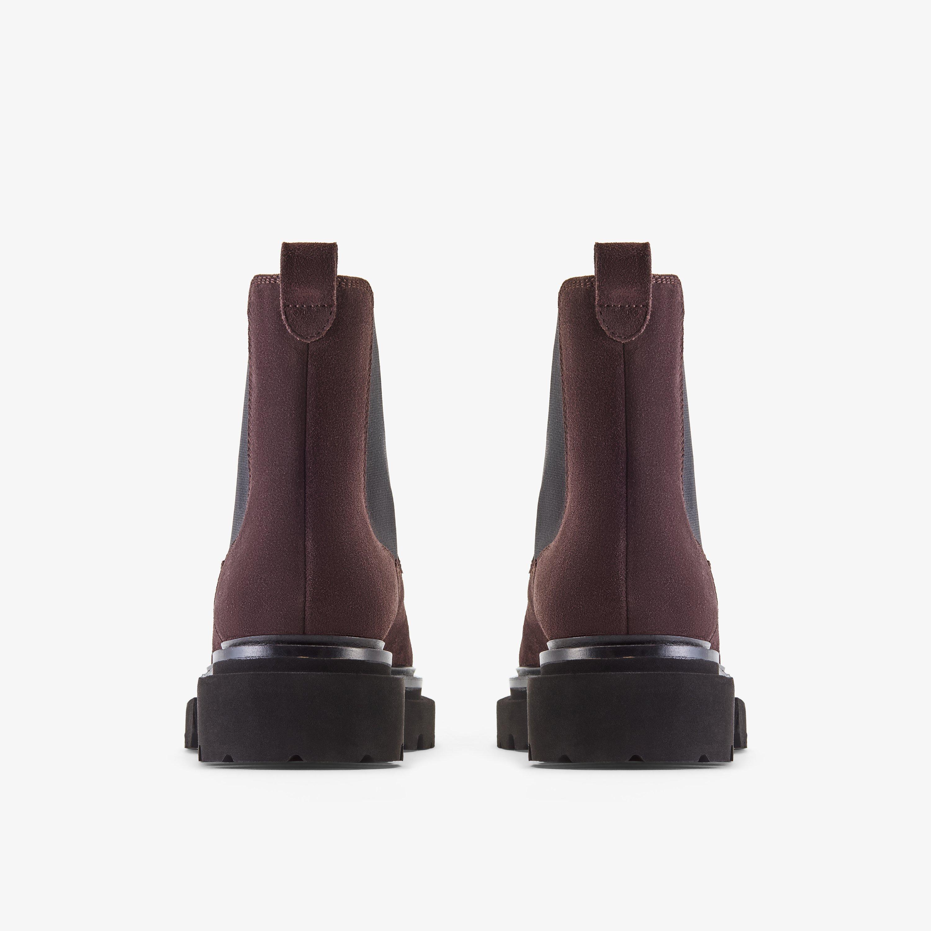 Lidari Top Daim marron Bottines Chelsea Boots, view 5 of 6
