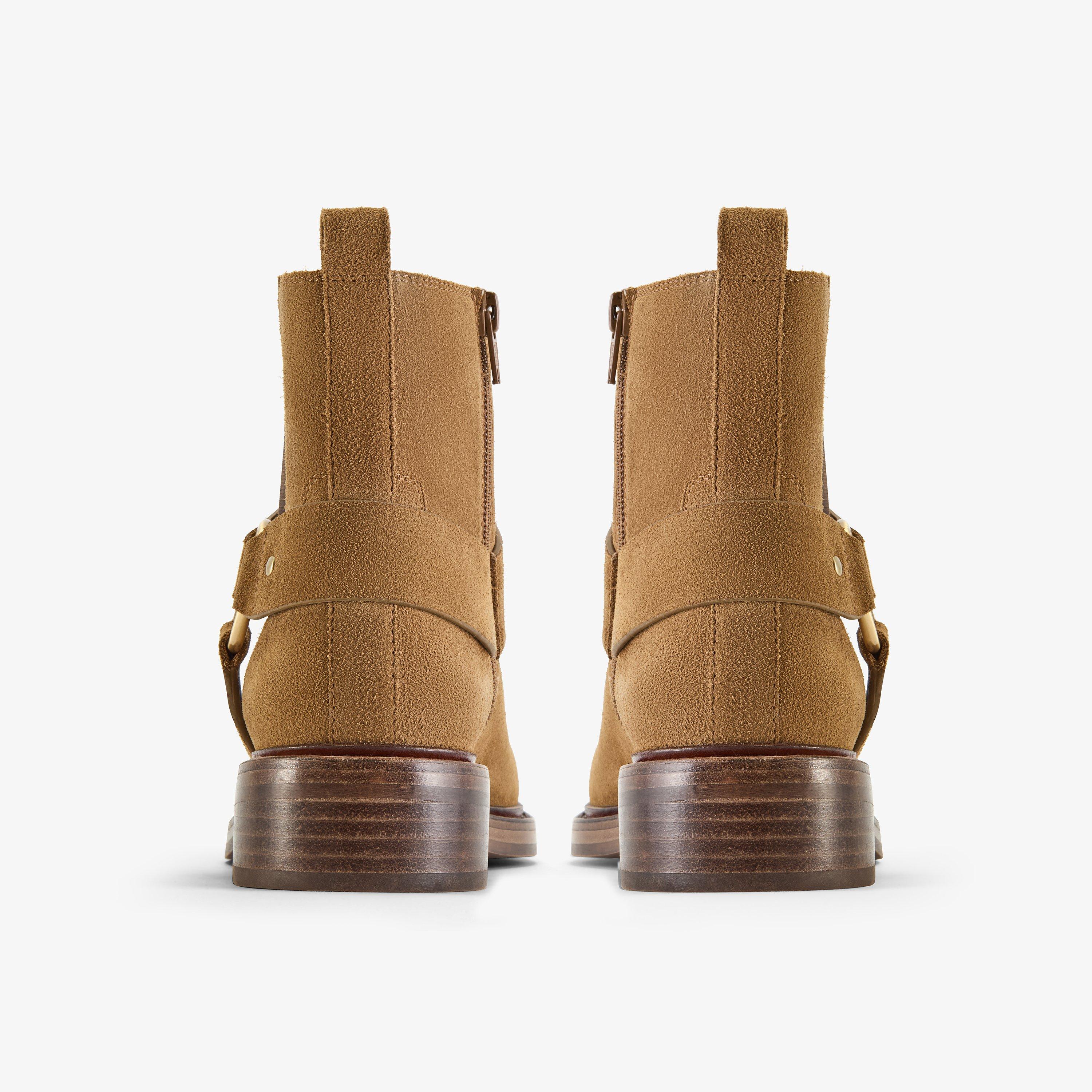 Lunford Craft Walnut Suede Ankle Boots Chelsea Boots, view 5 of 6