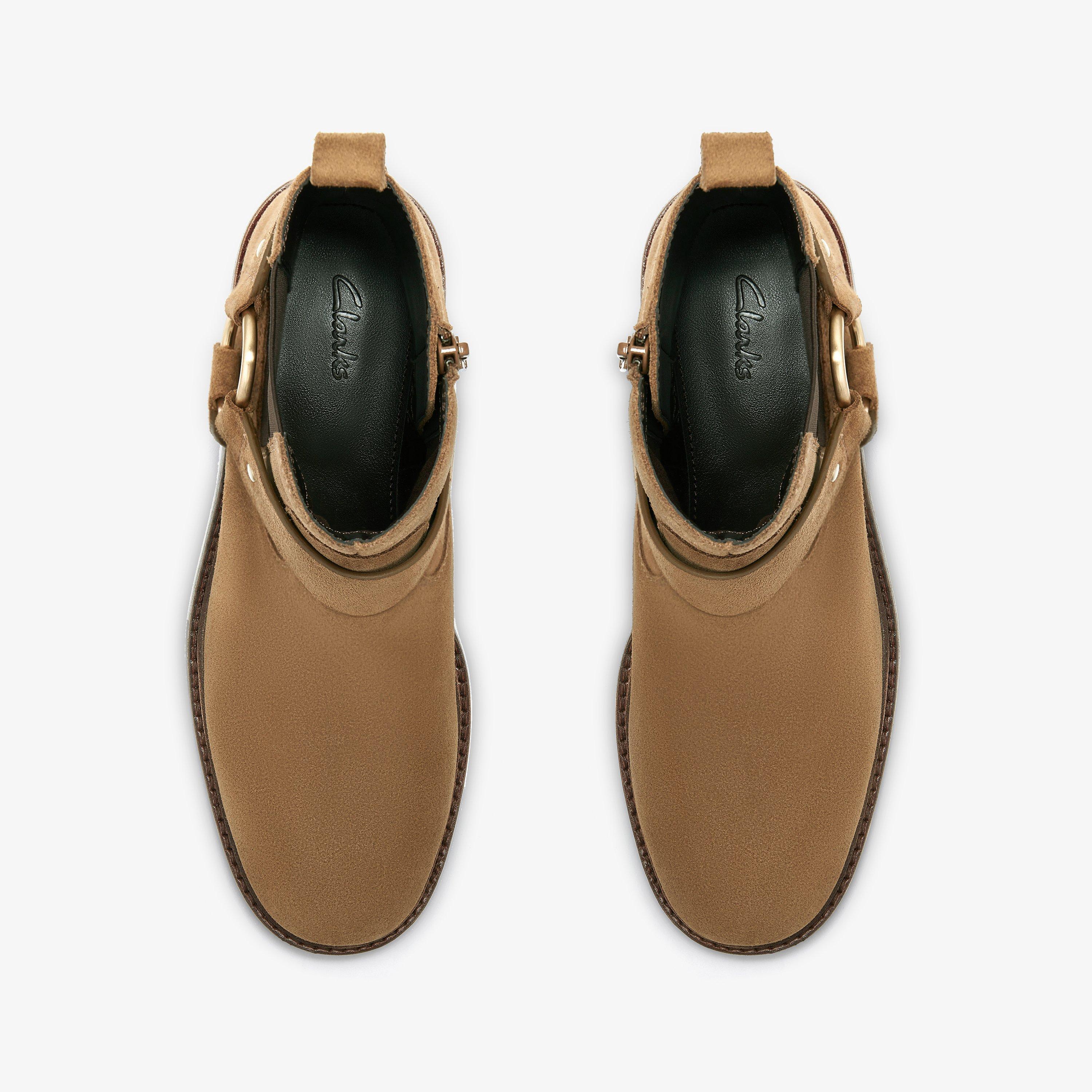 Lunford Craft Walnut Suede Ankle Boots Chelsea Boots, view 6 of 6