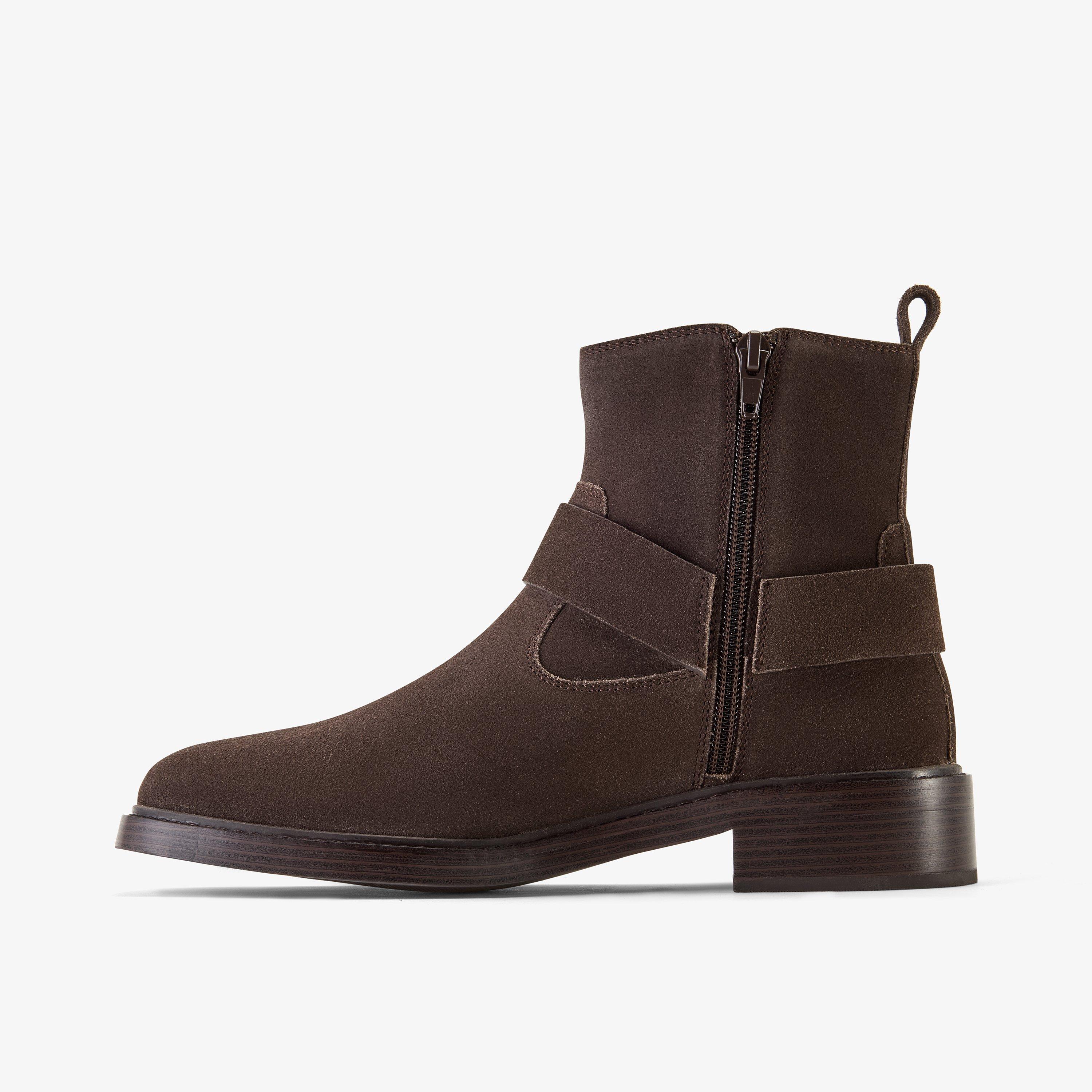 Lunford Craft Brown Suede Ankle Boots Chelsea Boots, view 2 of 6