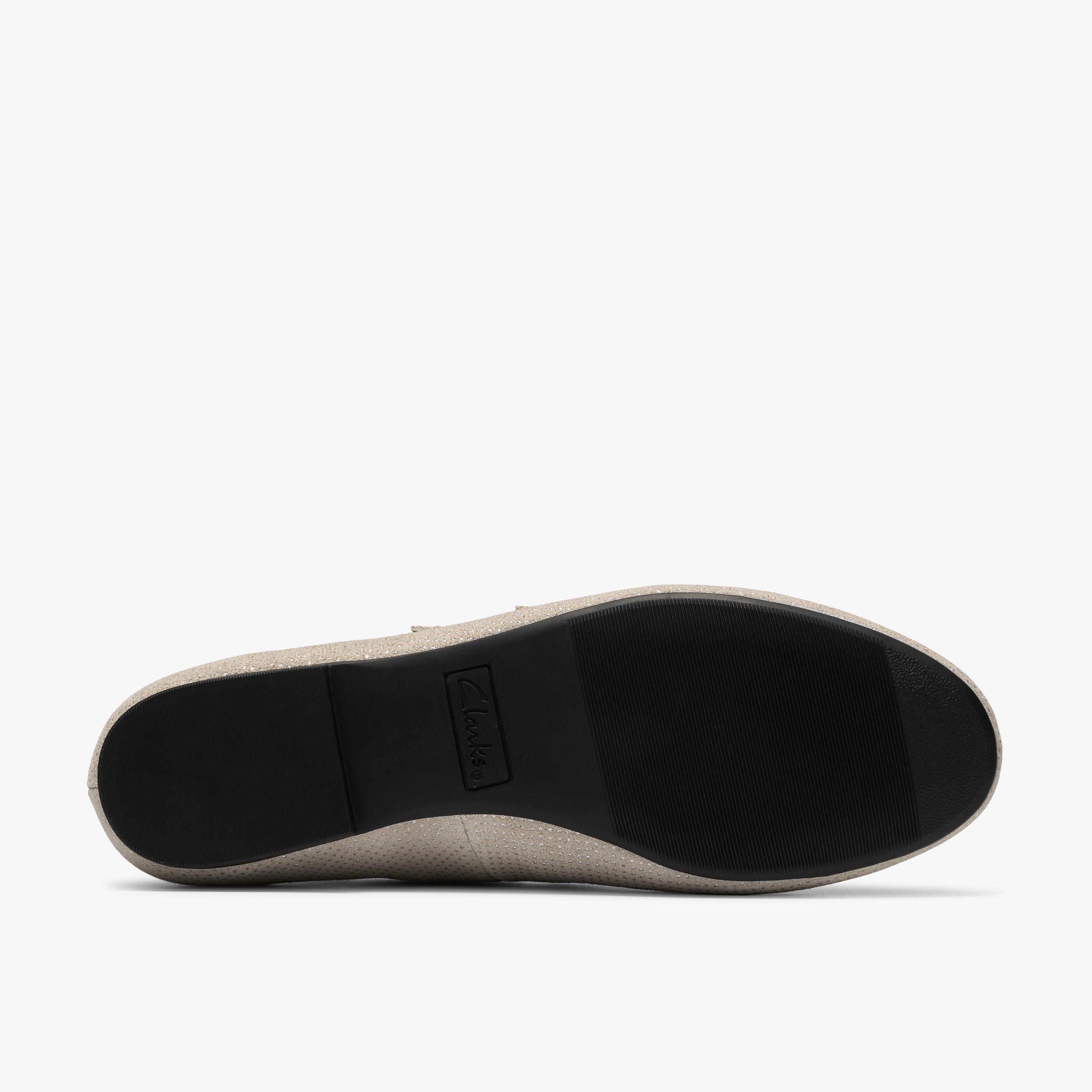 Kicho Strap Grey Interest Mary Jane Ballet Pumps, view 3 of 6