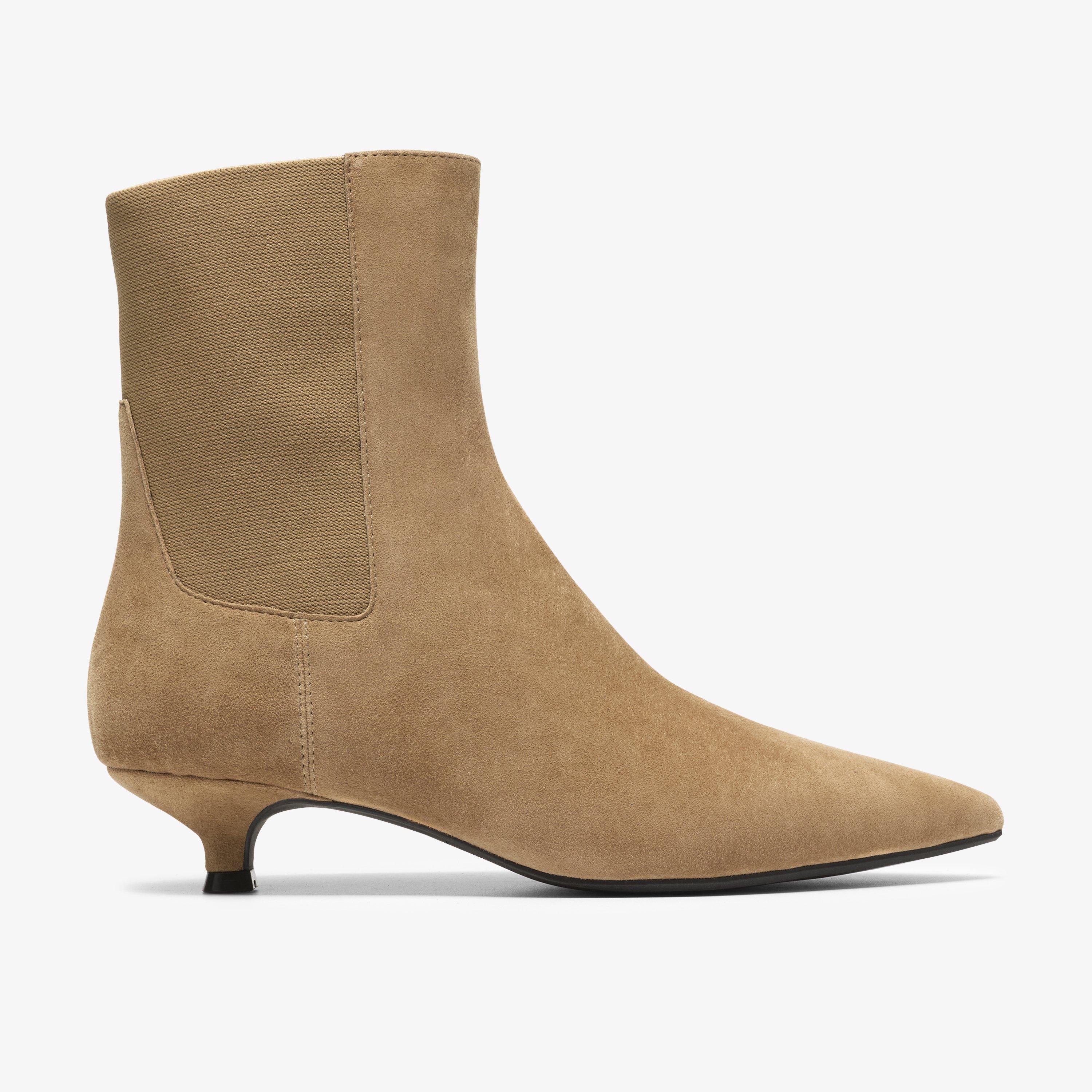 Pisa Top Tan Suede Ankle Boots, view 1 of 6