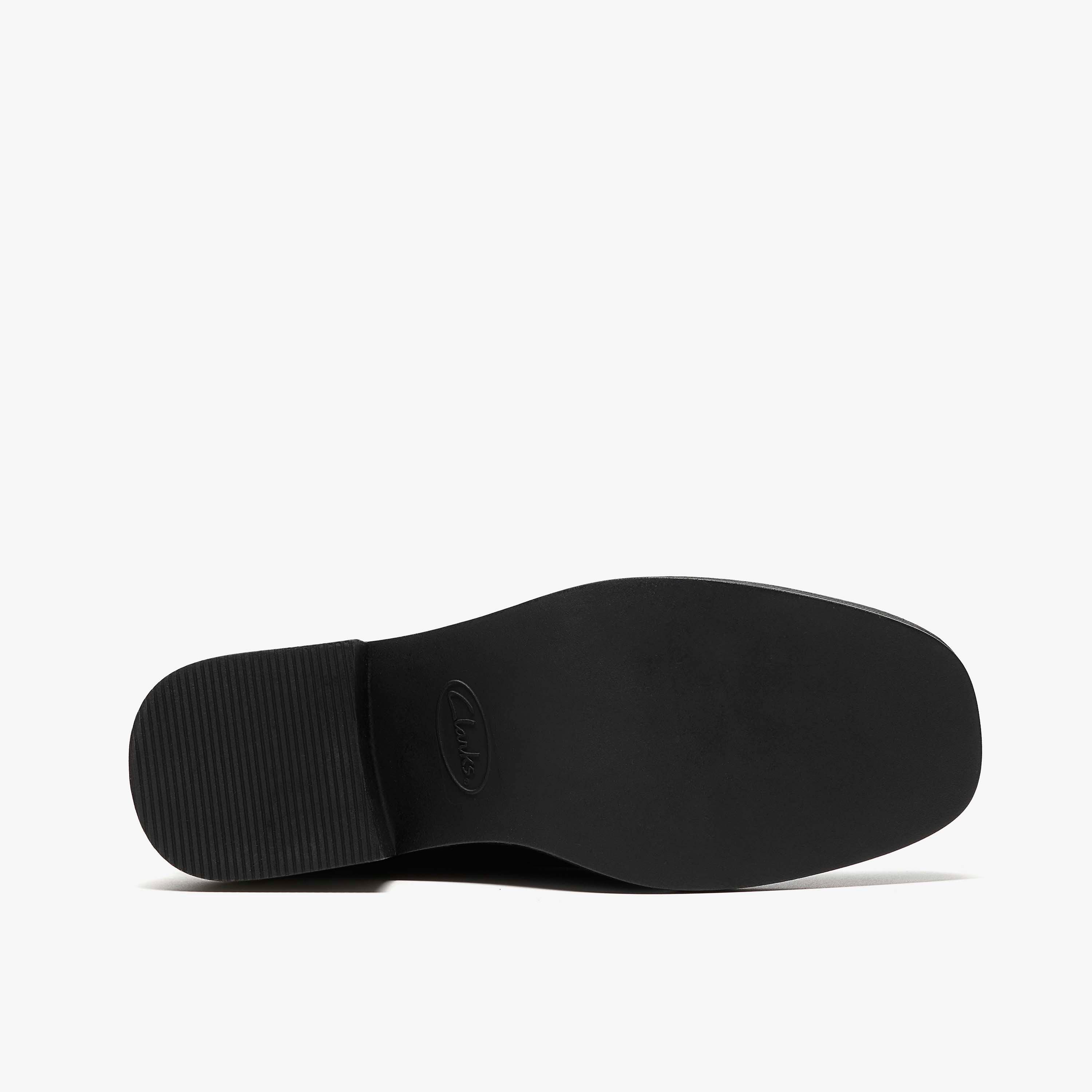Delfini Ranch Black Suede Mid Calf Boots, view 3 of 6