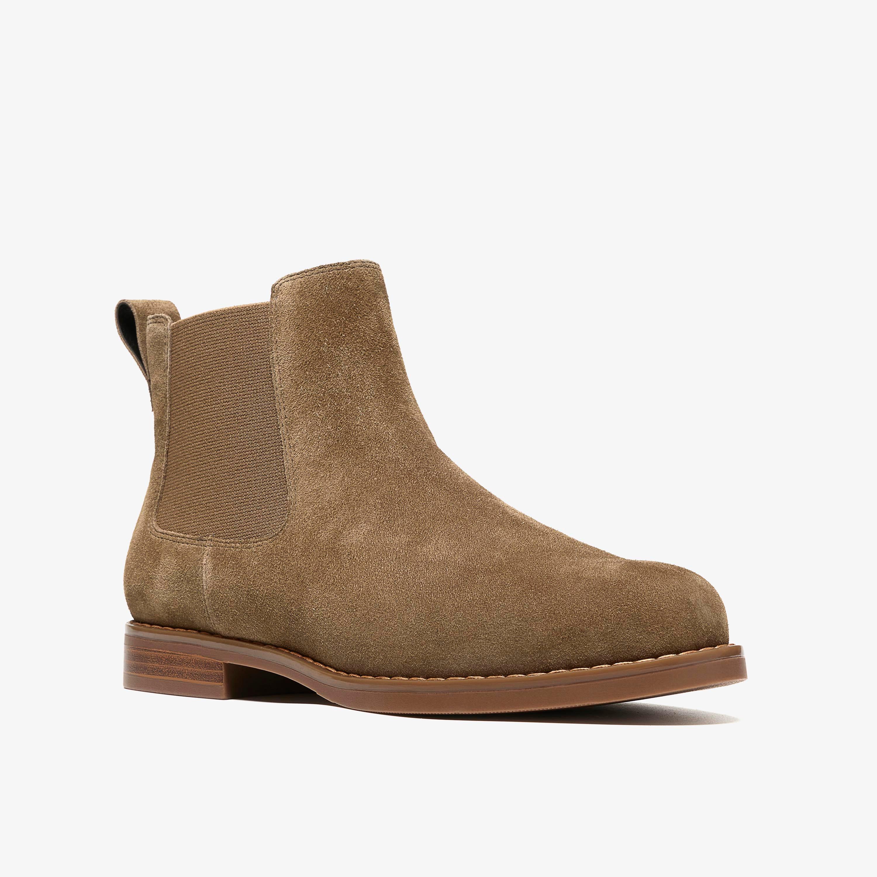 Conara Top Dark Sand Ankle Boots Chelsea Boots, view 4 of 6