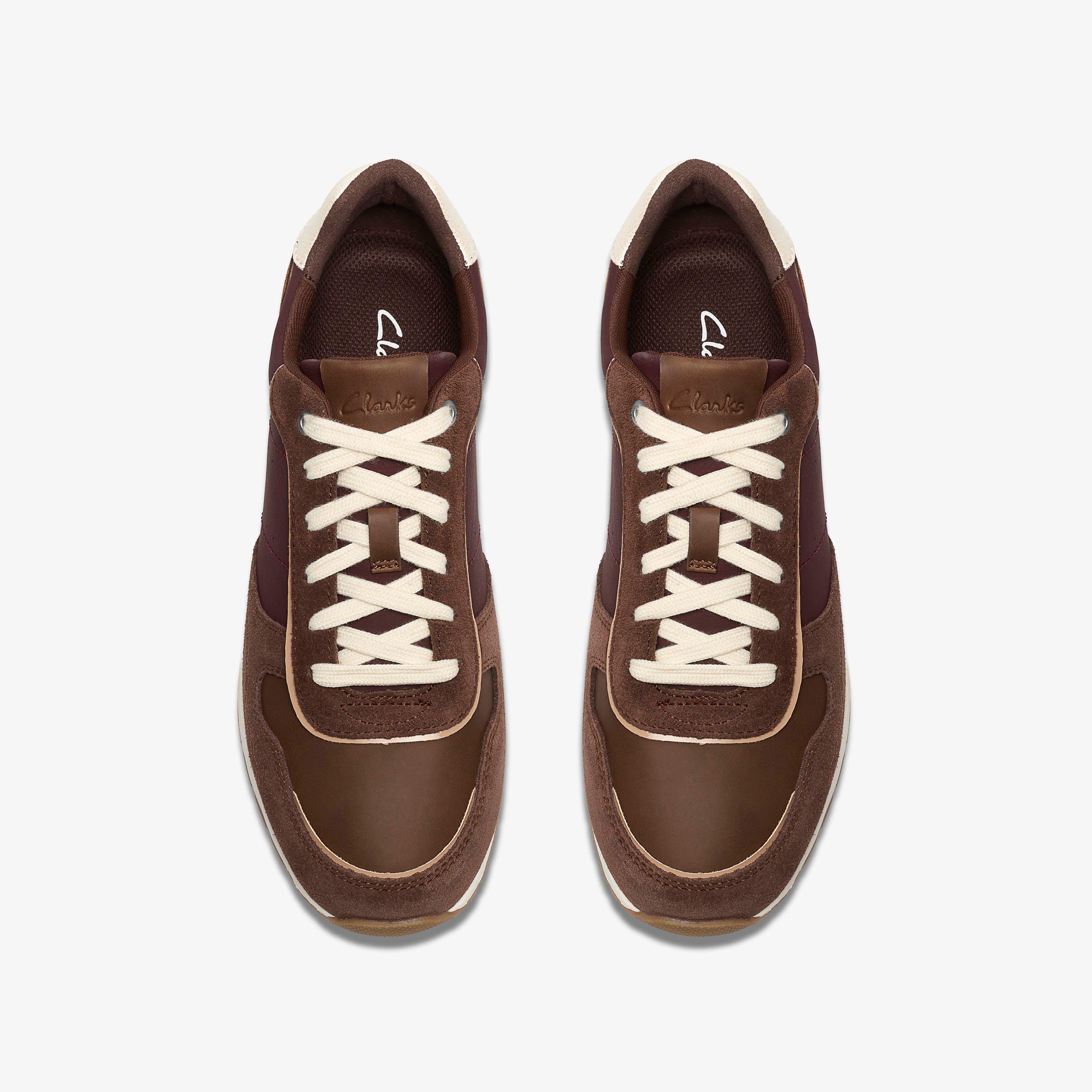 Emme Walk Dark Brown Combination Trainers, view 6 of 6