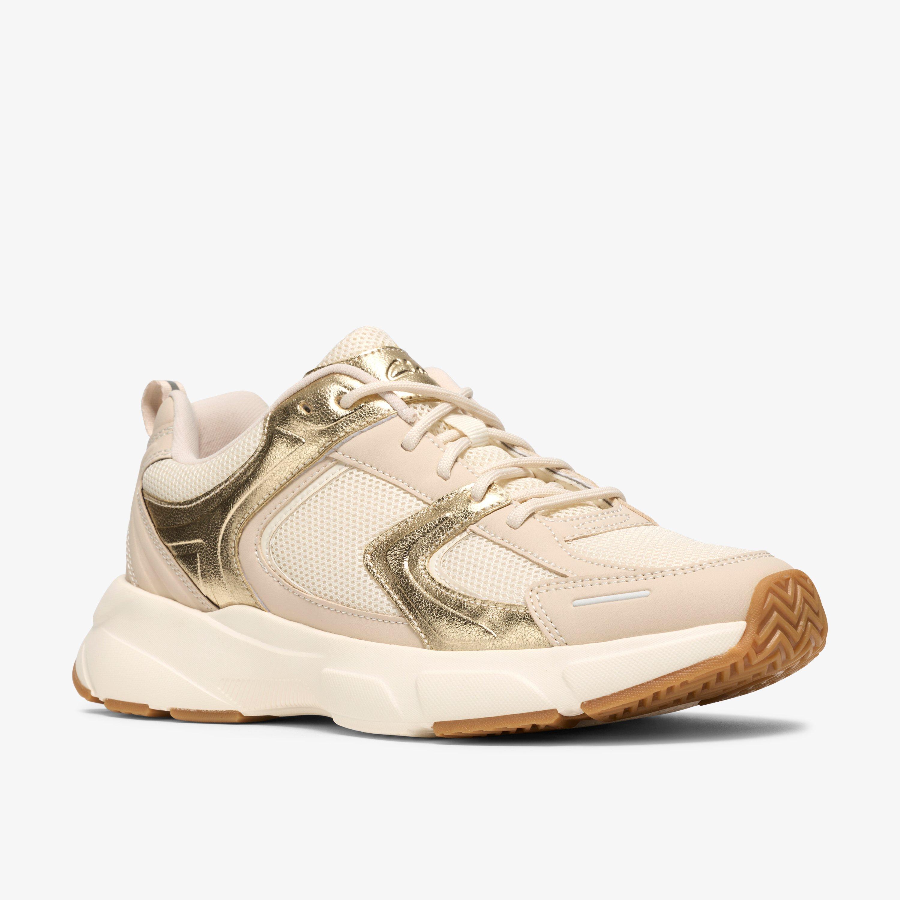 Orsina Walk Beige Combination Trainers, view 4 of 6
