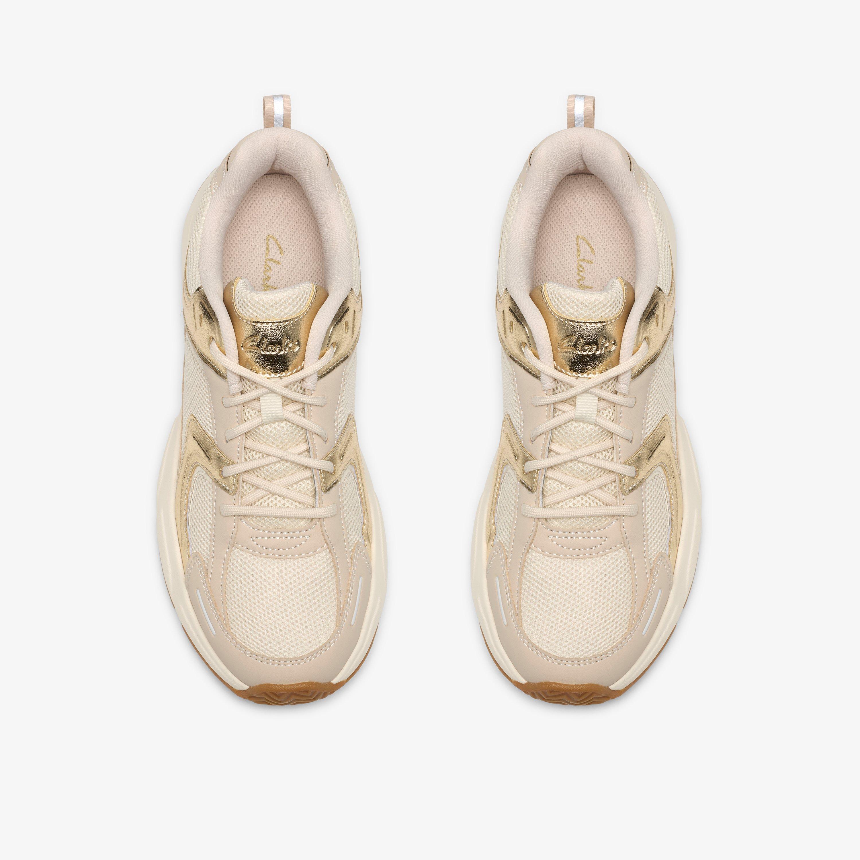 Orsina Walk Beige Combination Trainers, view 6 of 6