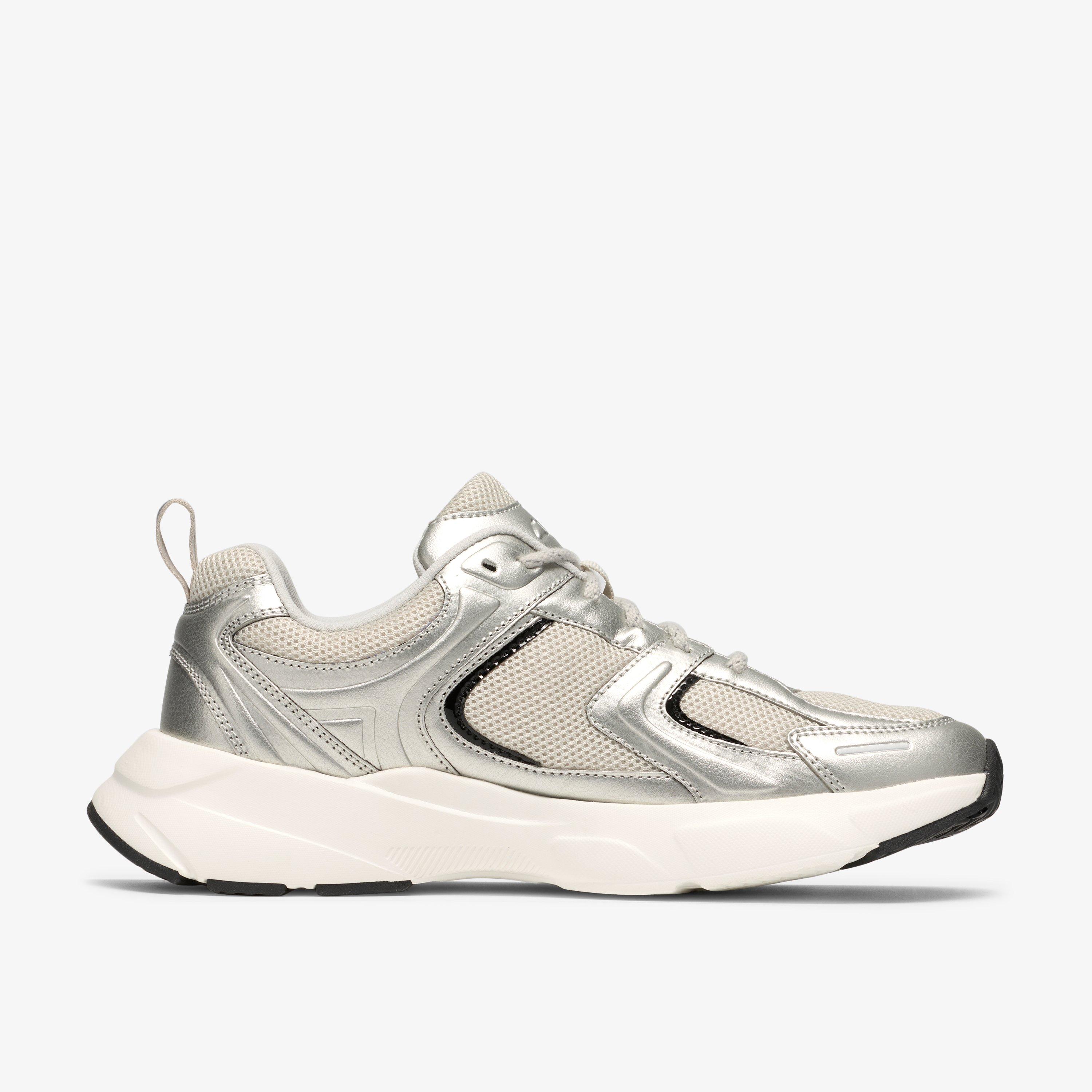 Orsina Walk Silver Combination Trainers, view 1 of 6