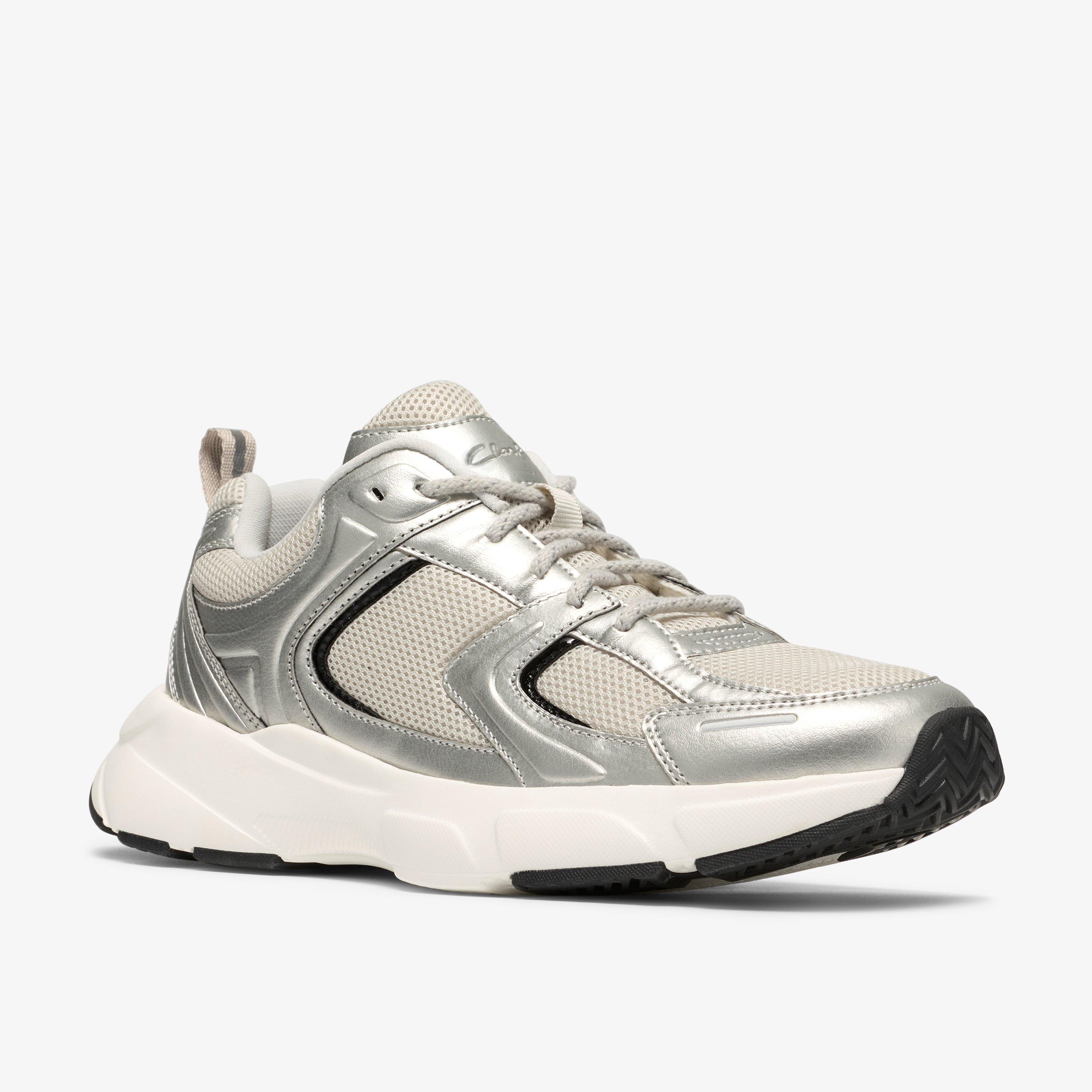 Orsina Walk Silver Combination Trainers, view 4 of 6