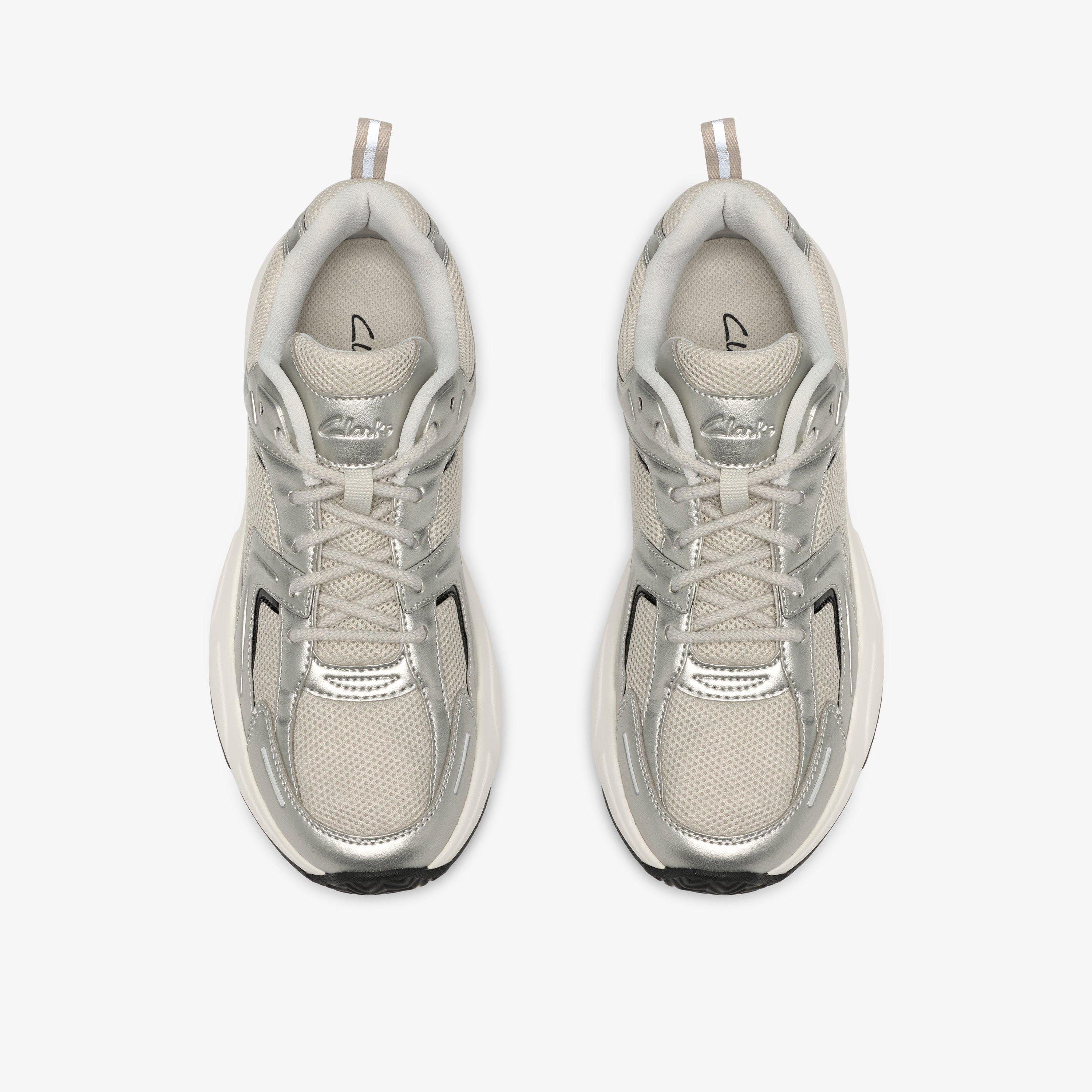 Orsina Walk Silver Combination Trainers, view 6 of 6